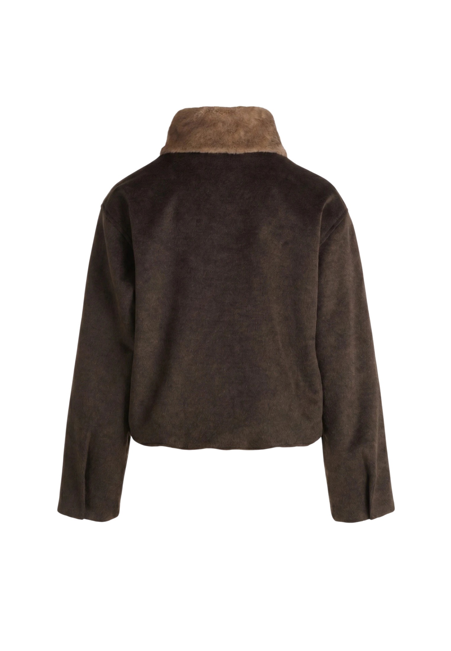 Zero Canvasjacke »Damen mit Kunstfellkragen«