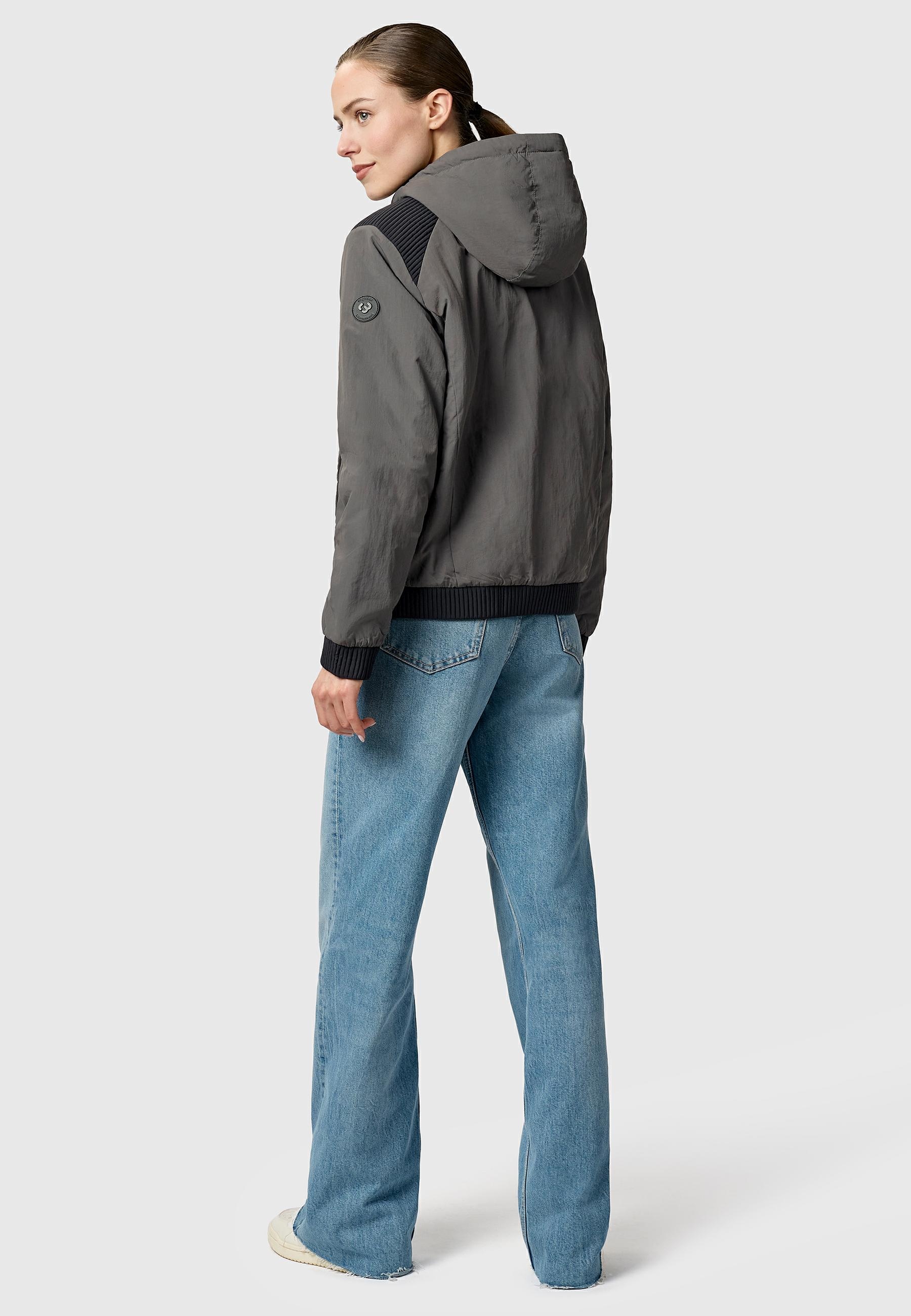 Ragwear Bomberjacke »Chinta Warm YOUMODO« mit Kapuze Warme Übergangsjacke mit elastischen Bündchen