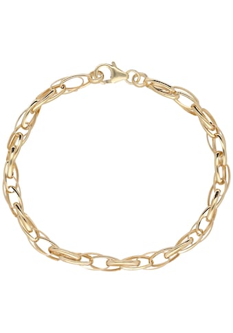 Armband »Doppelankerkette, ovale Glieder, Gold 585«