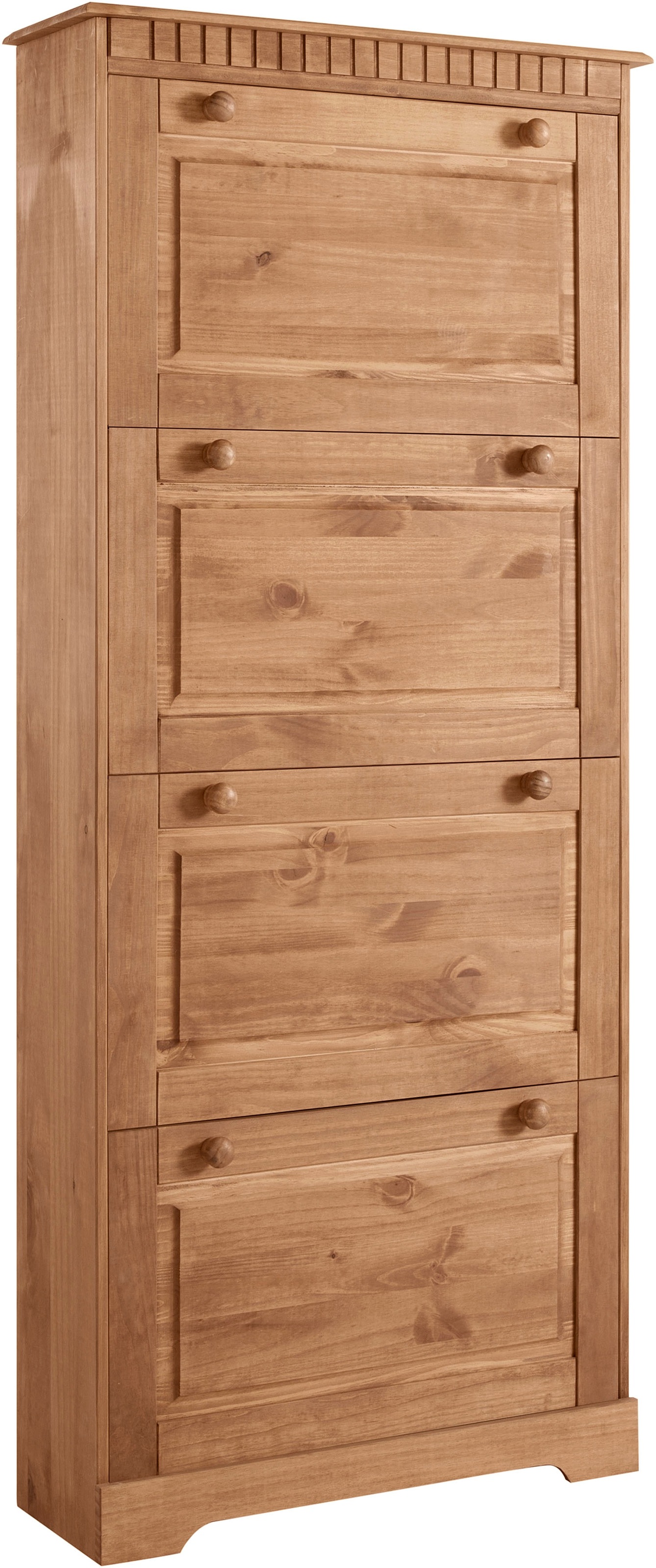 Home affaire Schuhschrank »Lisa«, mit 4 Klappen, Höhe 172 cm, Breite 75 cm