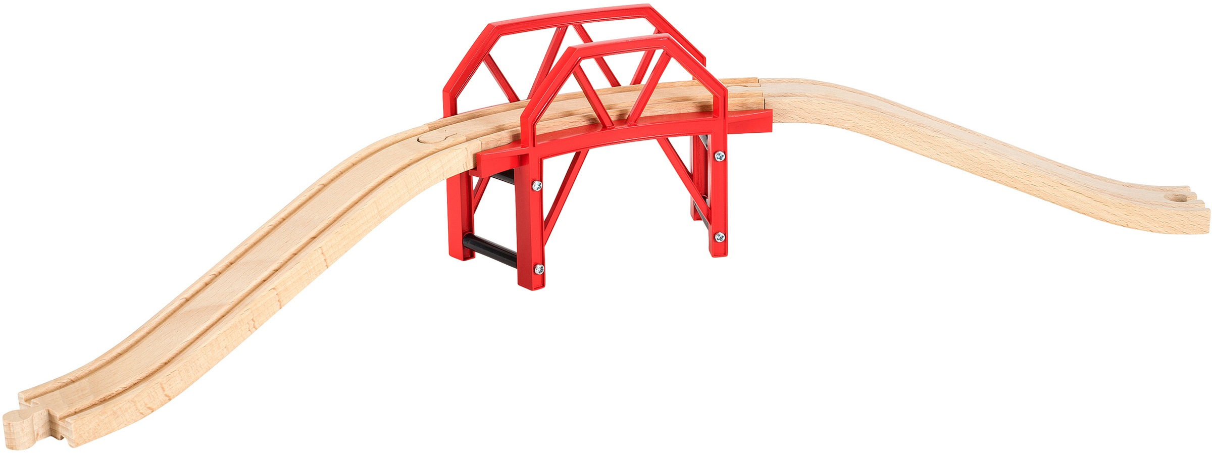 BRIO® Spielzeugeisenbahn-Brücke »BRIO® WORLD, Bahnbrücke mit Auffahrten«, FSC®- schützt Wald - weltweit