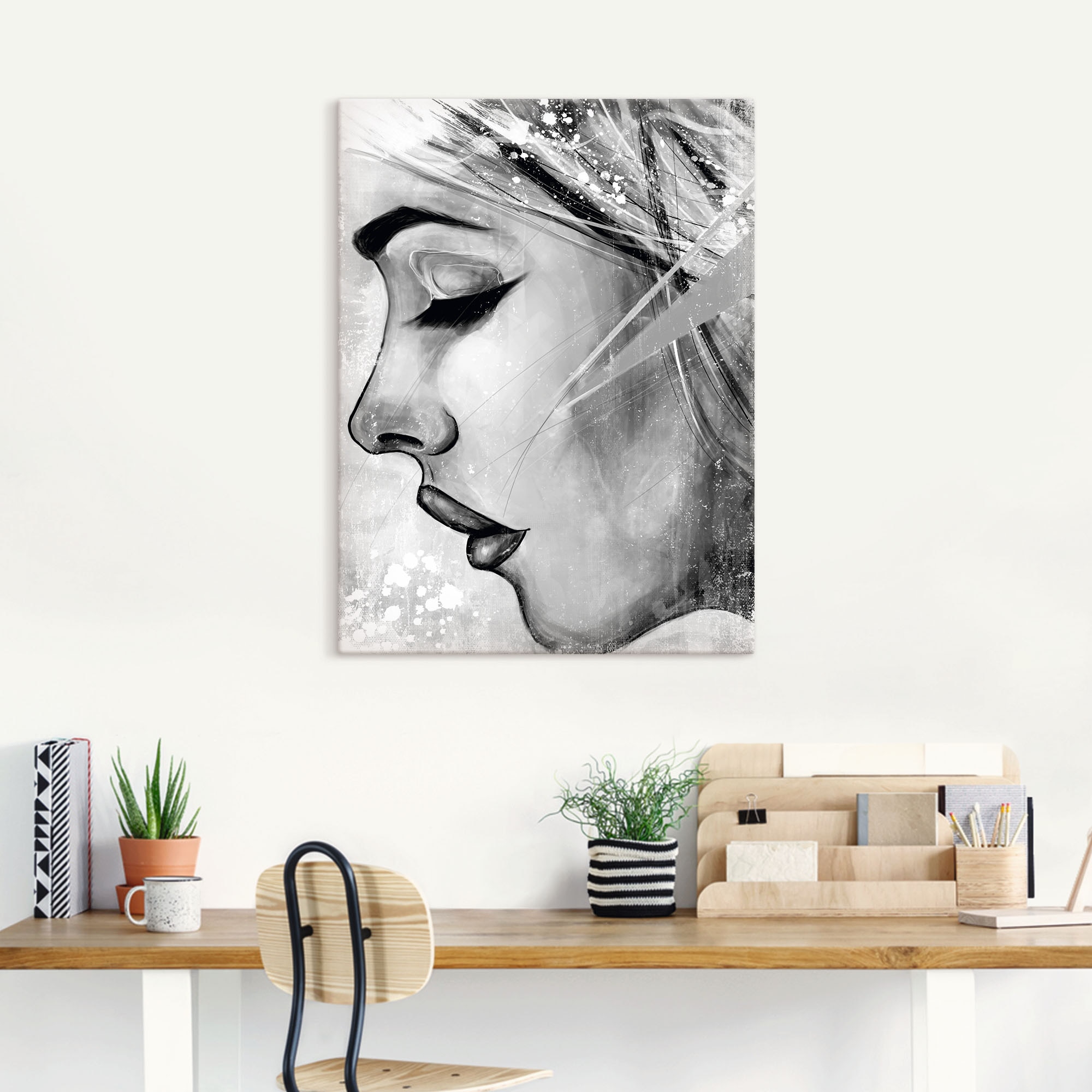 Artland Wandbild »By my side«, Portrait, (1 St.), als Leinwandbild, Poster in verschied. Größen