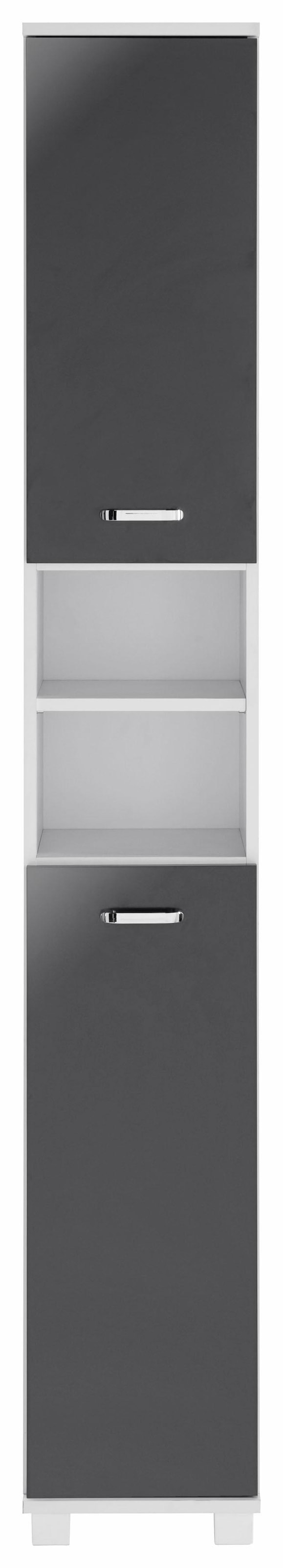 Schildmeyer Hochschrank »Colli«, Höhe 193,7 cm, Badezimmerschrank mit Metallgriffen, Ablageböden