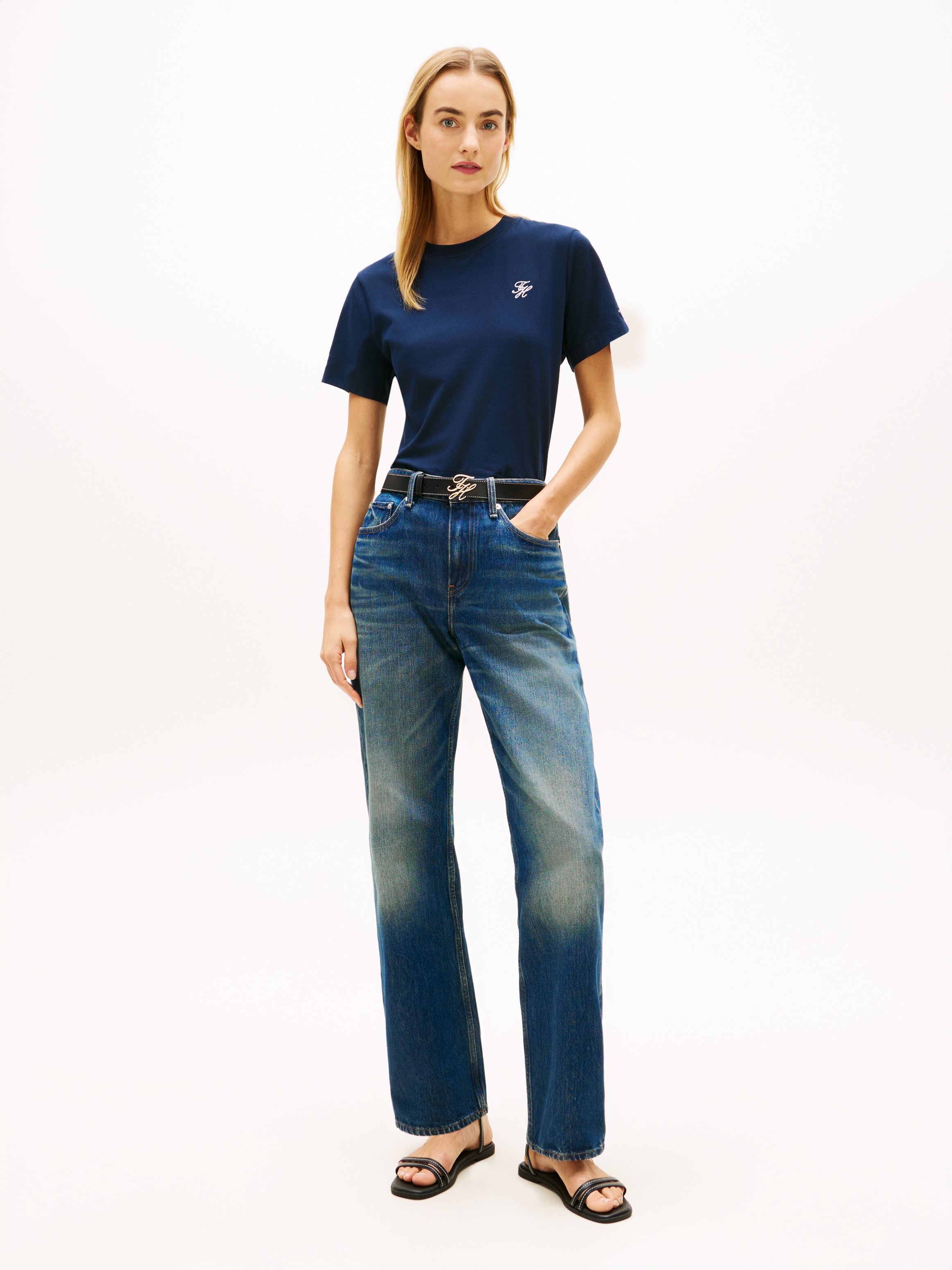 Tommy Hilfiger »TH SCRIPT REGULAR C-NECK SHORT SLEEVE TEE«