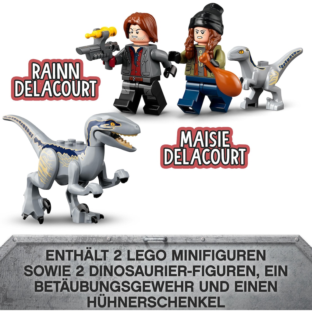 LEGO® Konstruktionsspielsteine »Blue & Beta in der Velociraptor-Falle (76946), LEGO® Jurassic World«, (181 St.)