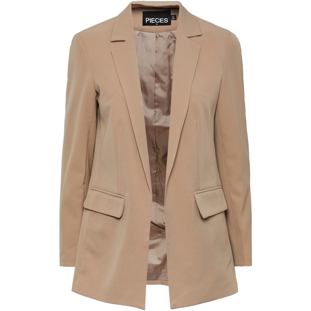 pieces Longblazer »PCBOSELLA LS LOOSE BLAZER NOOS«, in leichter Oversize Form