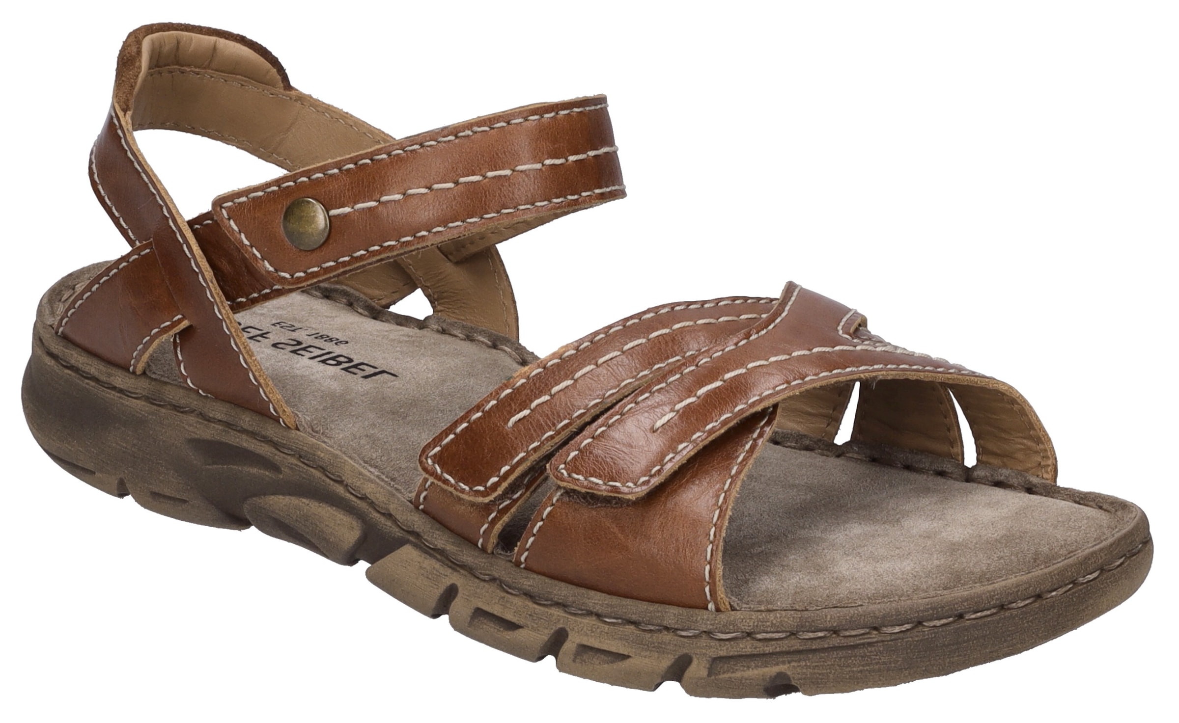 Josef Seibel Sandale »Brenda 06«, Sommerschuh, Sandalette, Plateauabsatz, mit Klettverschluss