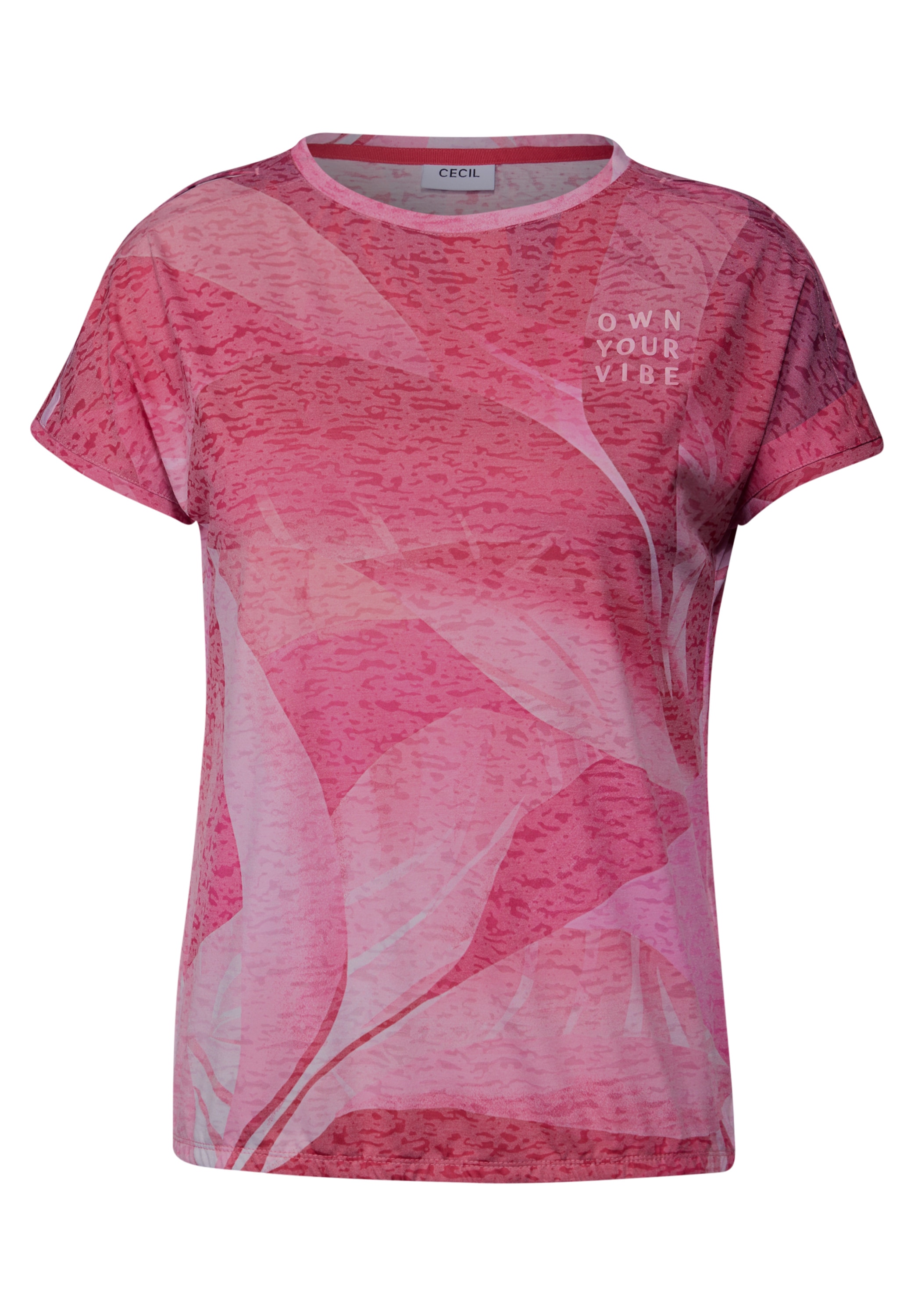 Cecil Print-Shirt, mit Elastikbund