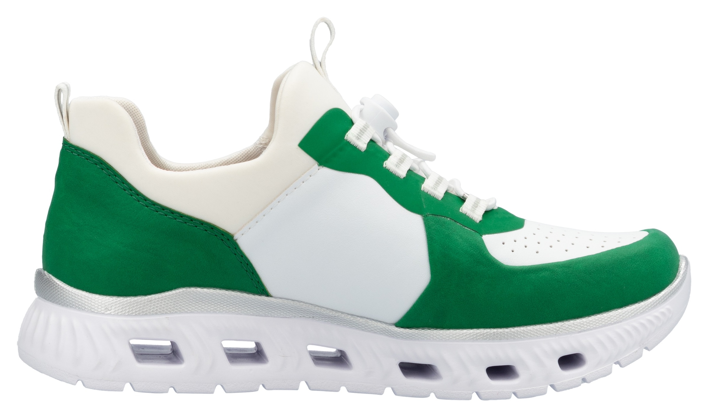 RIEKER Sport Slip-On Sneaker »vegan«, Schlupfschuh, Halbschuh, Freizeitschuh mit Schnellverschluss