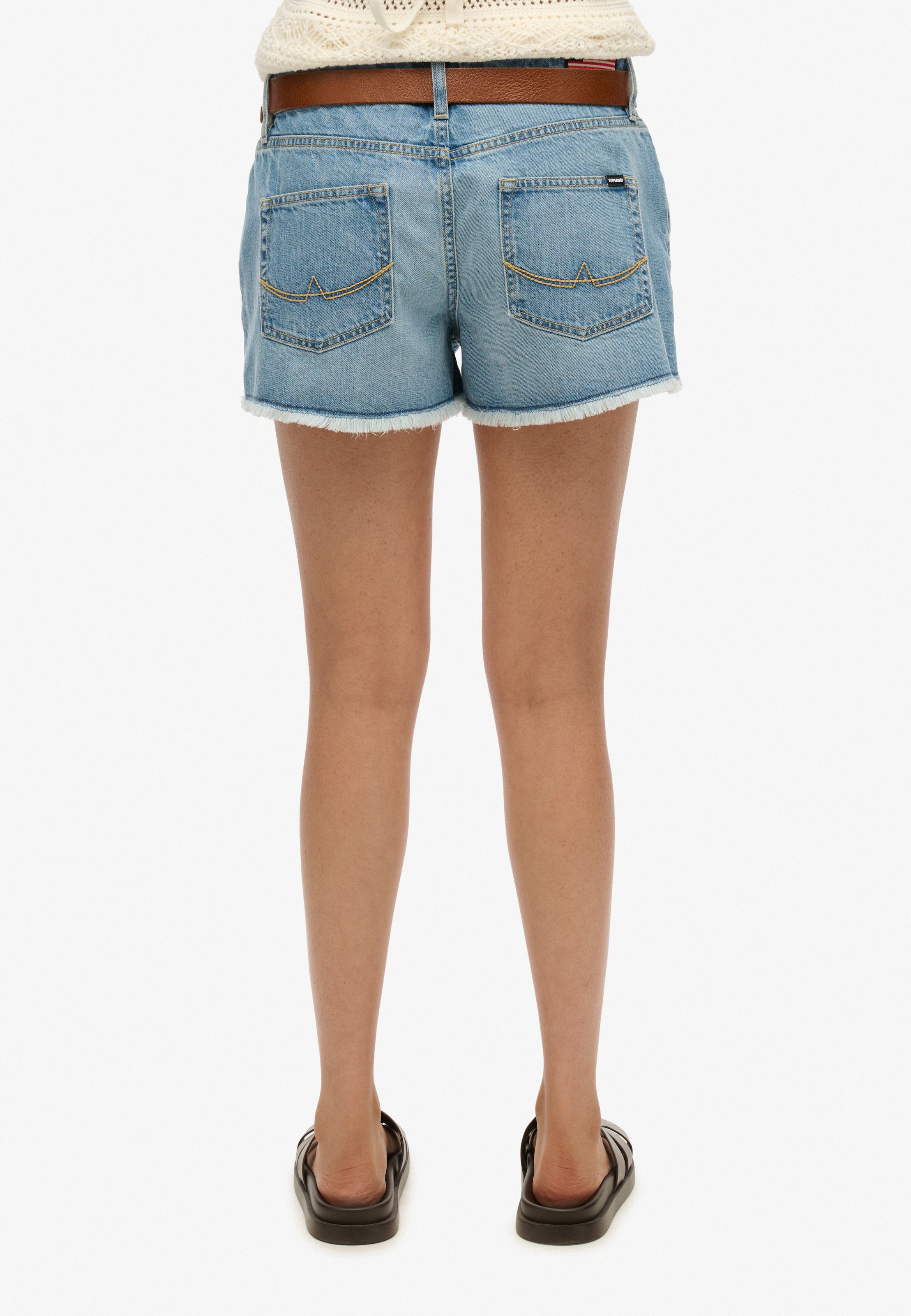 Superdry Jeanshotpants »MID RISE DENIM HOT SHORT«