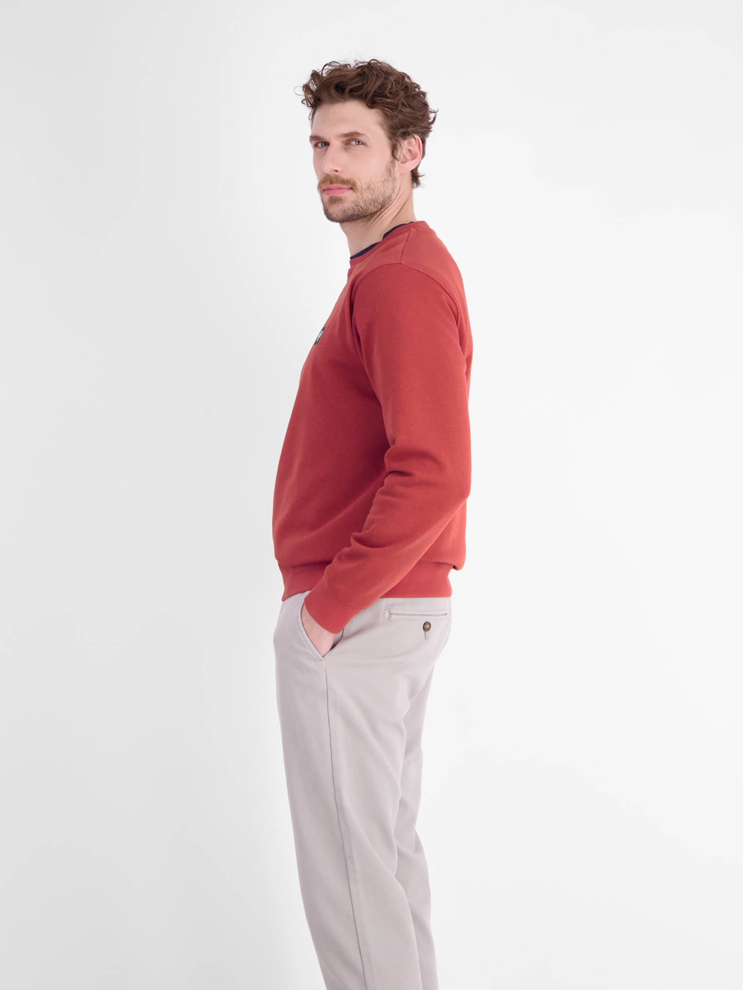 LERROS Sweatshirt »Legeres Sweatshirt mit Rundkragen aus weichem Baumwollmix«
