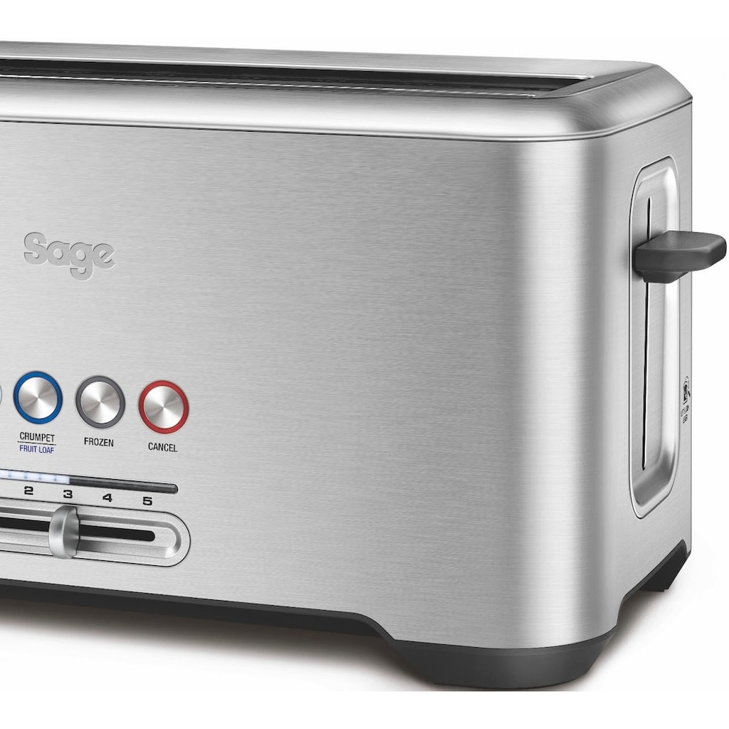 Sage Toaster »the Bit More, STA730BSS«, 4 lange Schlitze, 1800 W