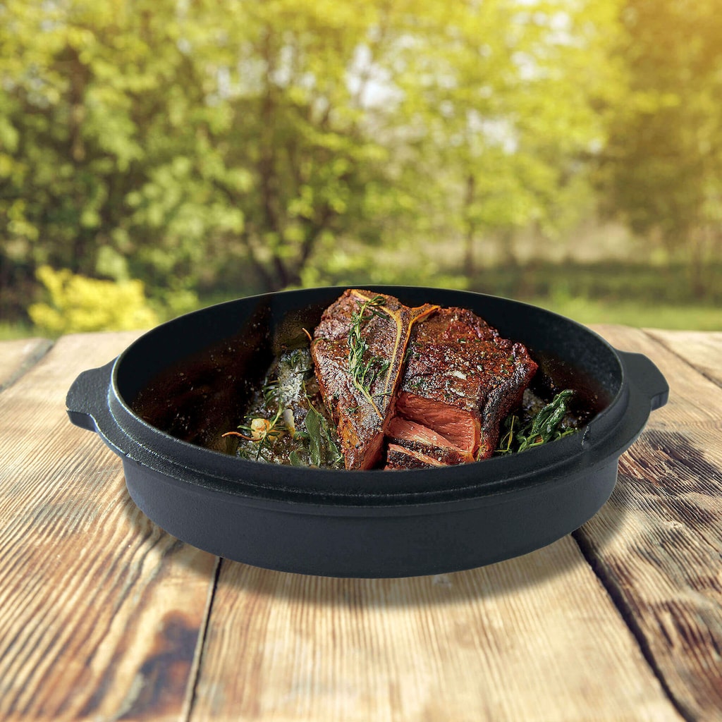 Jim Beam BBQ Grilltopf »Dutch Oven«, Gusseisen