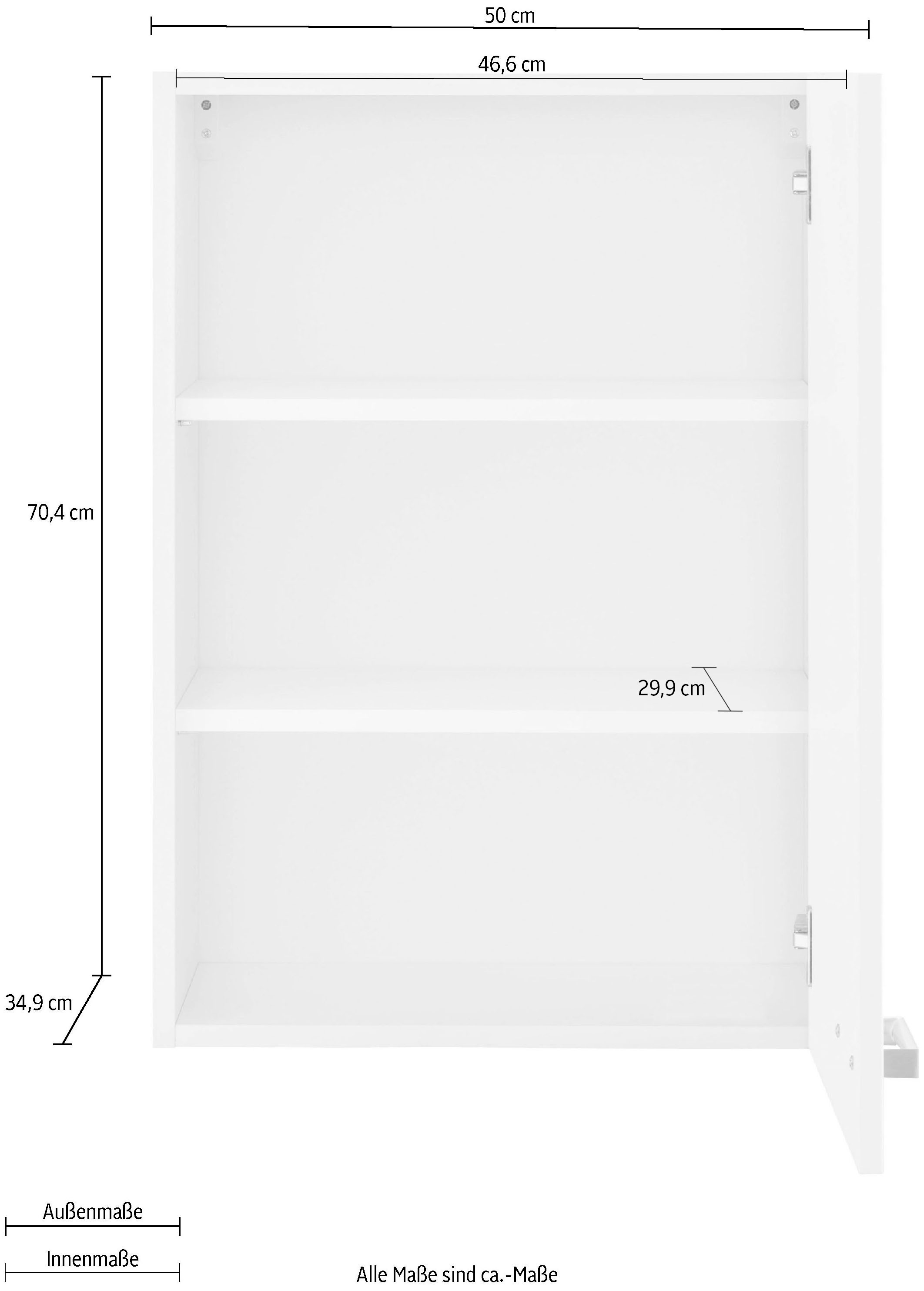 OPTIFIT Hängeschrank »Parma«, Breite 50 cm