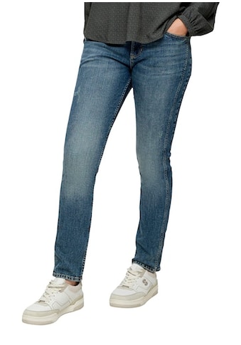 s.Oliver Stretch-Jeans su Leder-Badge nugaroje ...