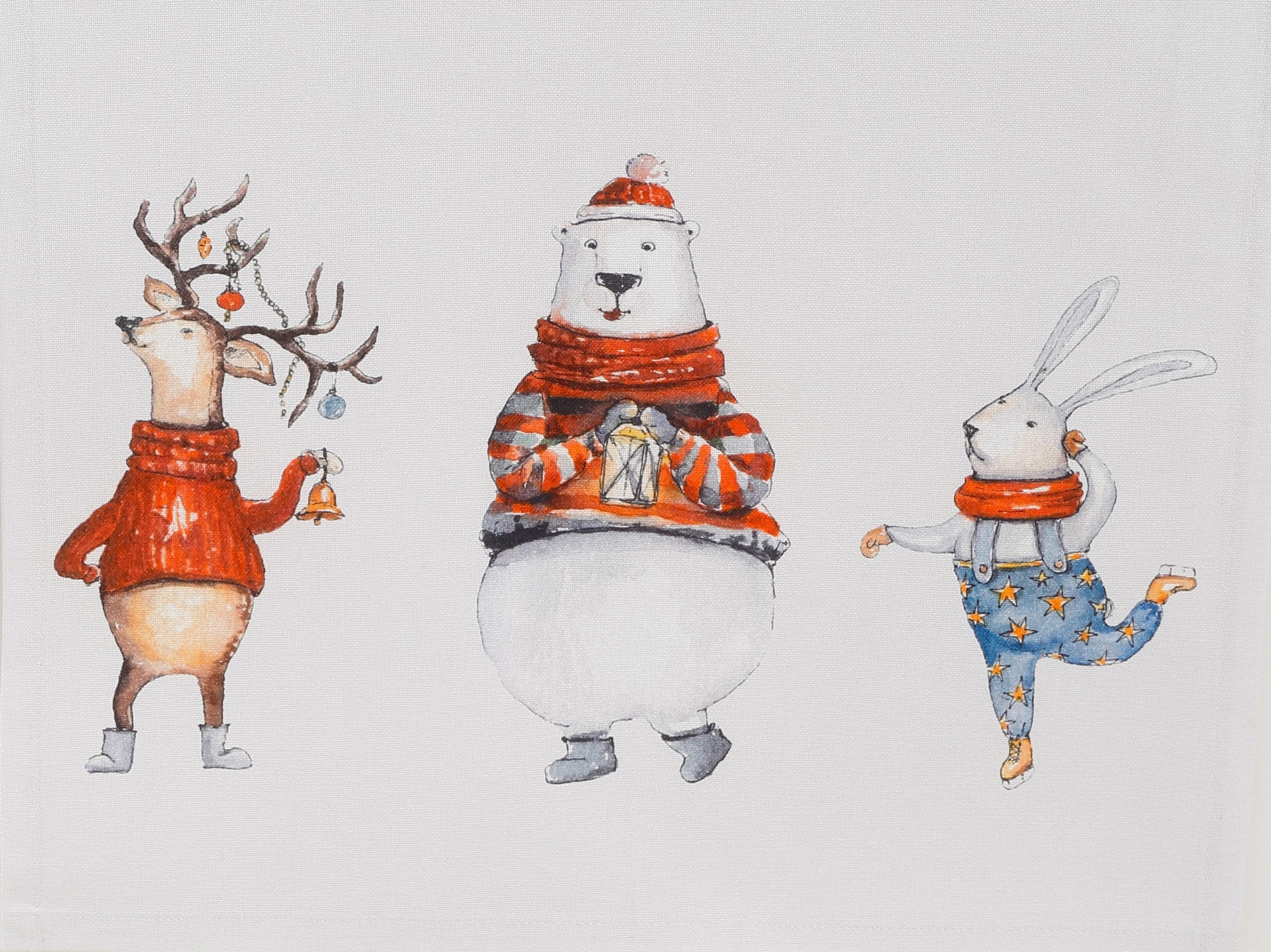 CASATEX Tischläufer "Funny animals, Weihnachtsdeko, Weihnachten" Weihnachte günstig online kaufen