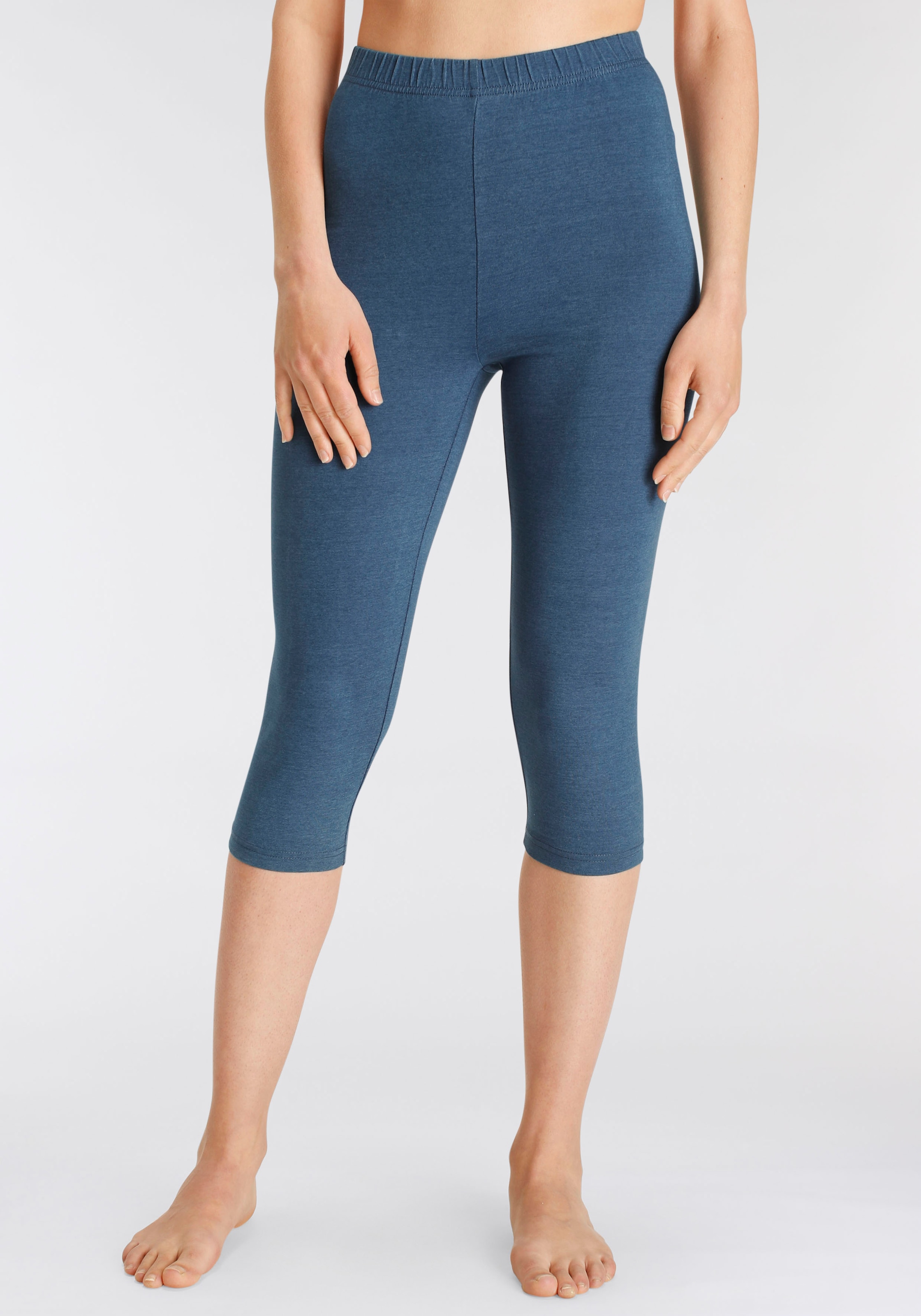 Vivance active Caprileggings, (2er-Pack), mit Gummibund, Loungewear