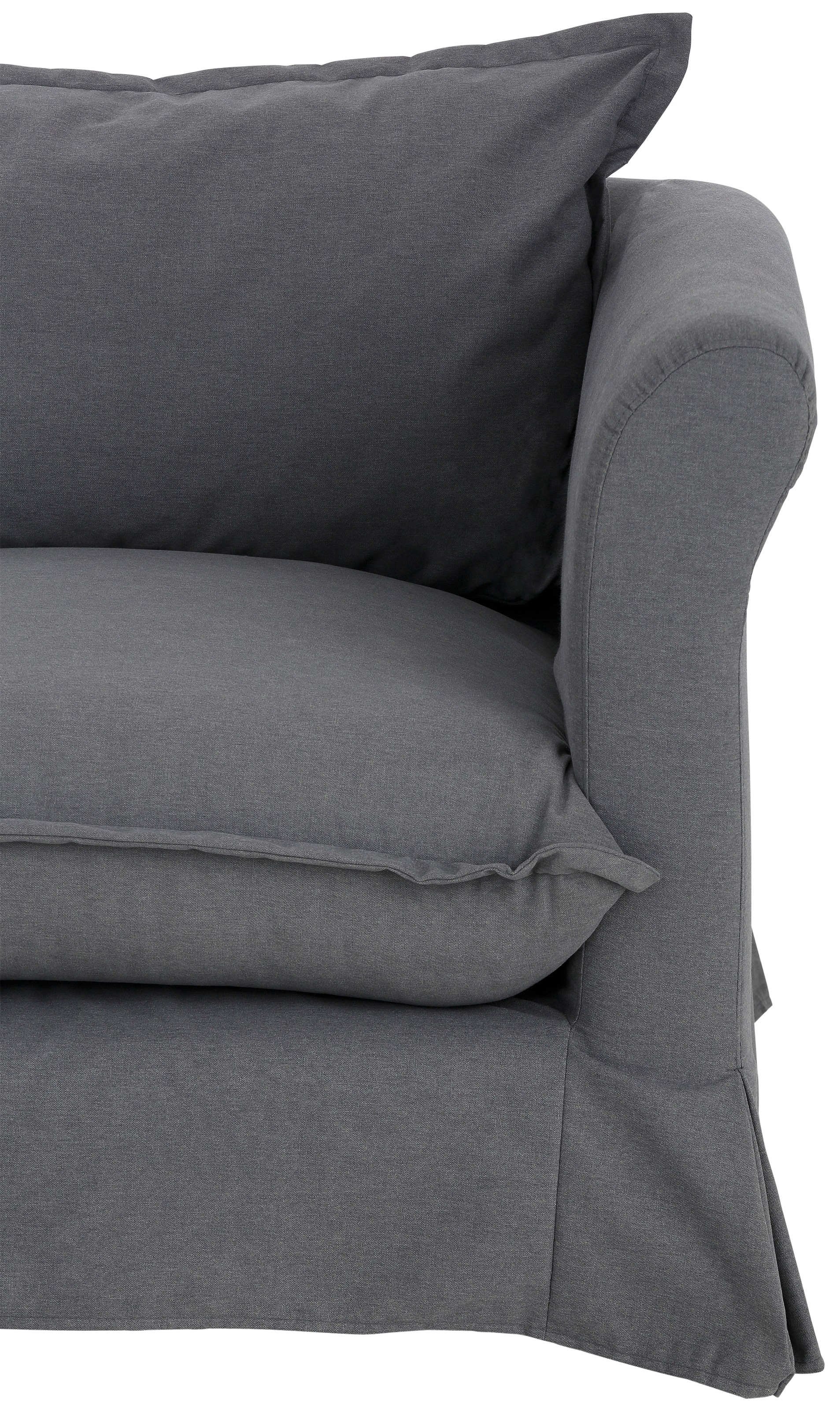 Home affaire Ecksofa »Luise L-Form«, mit vielen losen Kissen und abnehmbarer Husse