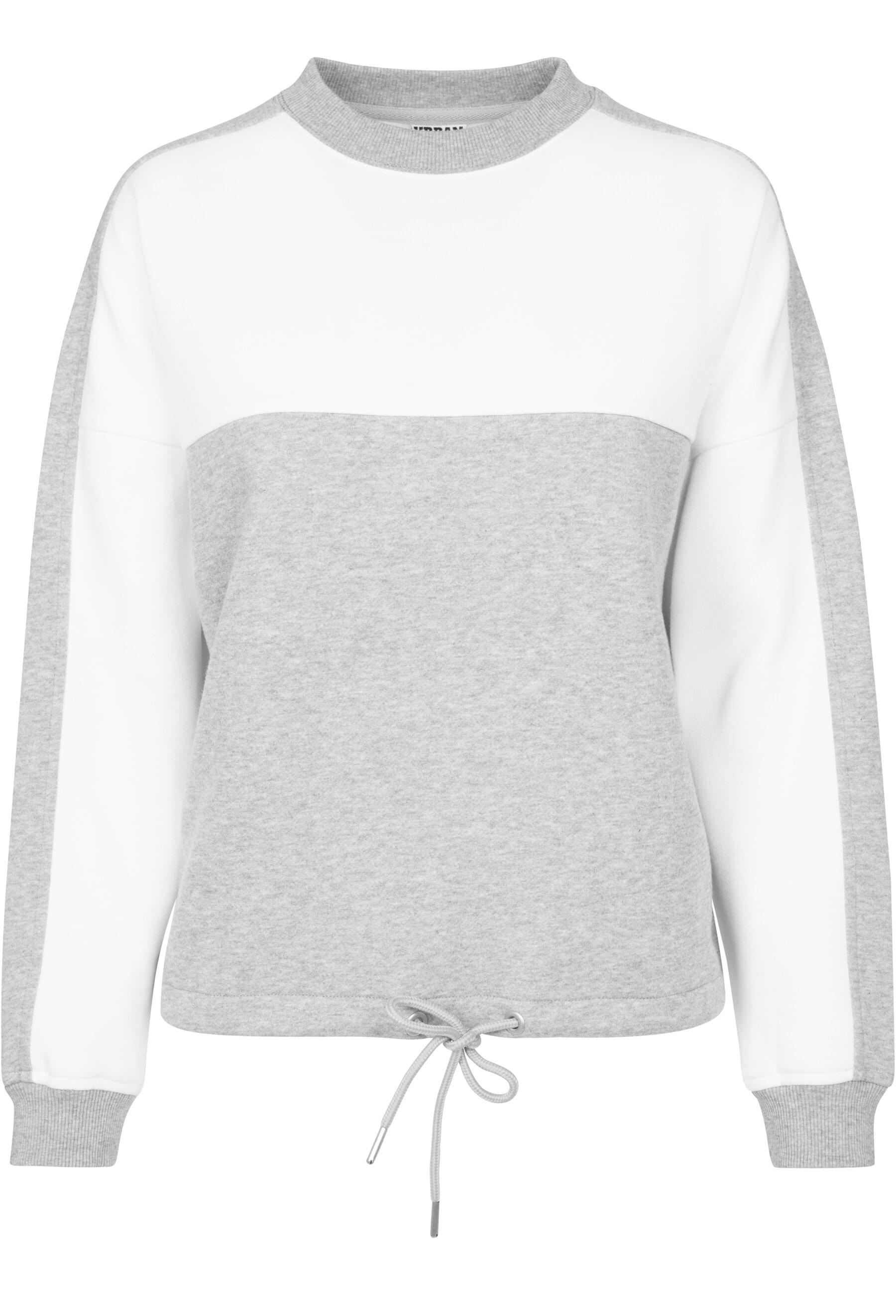 URBAN CLASSICS Sweatshirt »Urban Classics Damen Ladies Oversize 2-Tone Stripe Crew«, (1 tlg.)