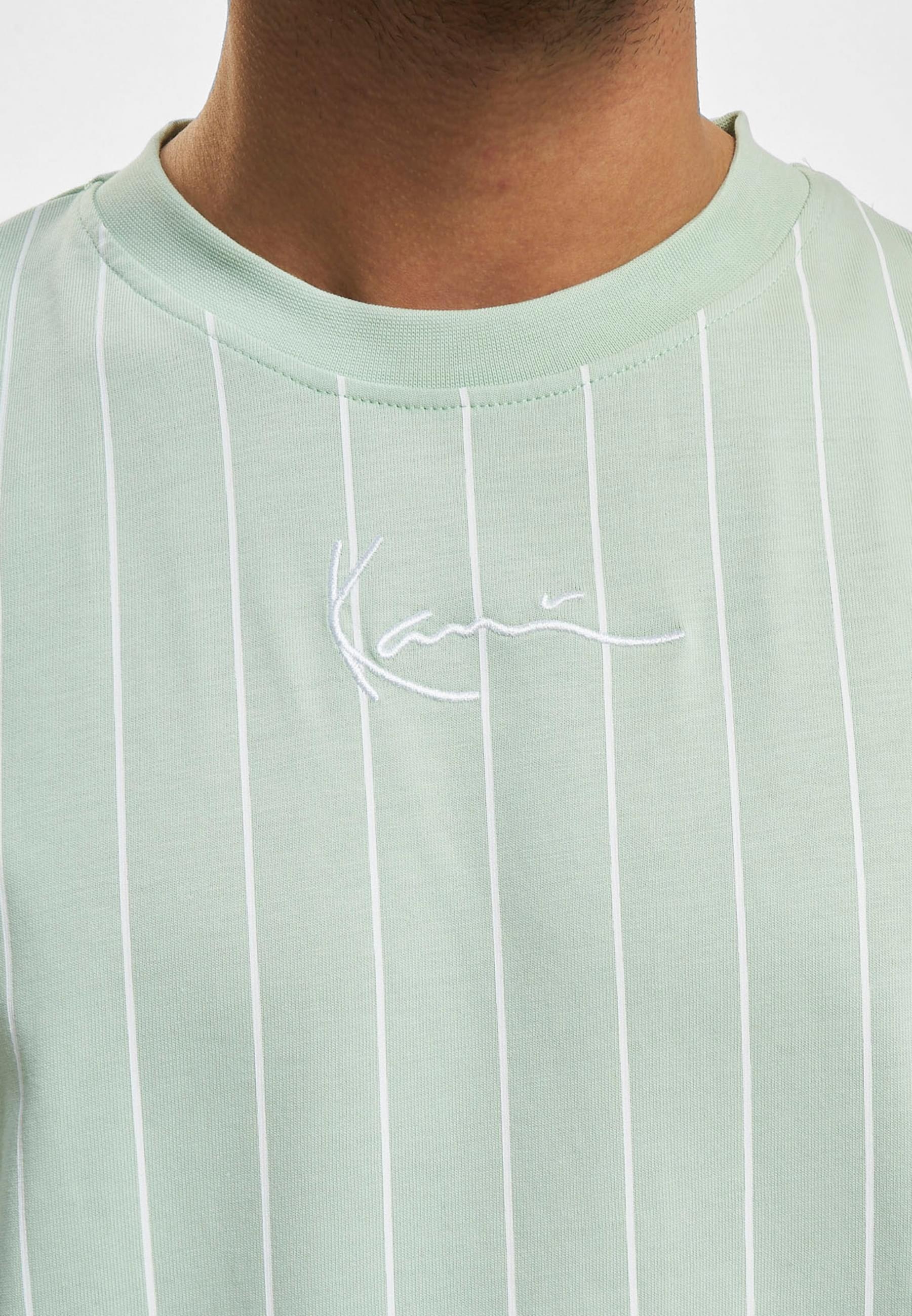 Karl Kani T-Shirt »Karl Kani Herren KM232-019-1 KK Small Signature Pinstripe Tee«, (1 tlg.)