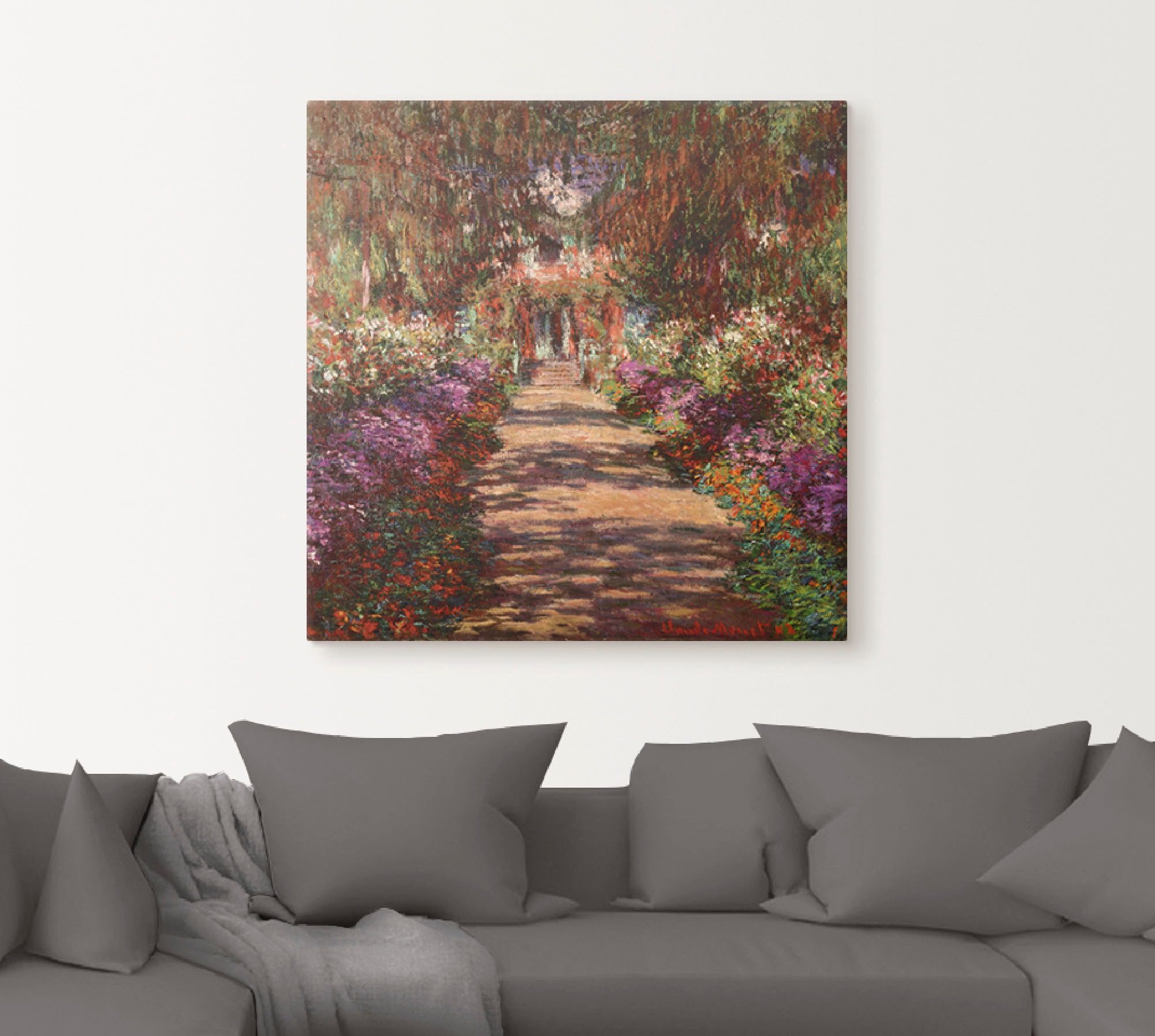 Artland "Weg in Monets Garten in Giverny. 1902" Garten 1 Stk. tlg. als Alub günstig online kaufen