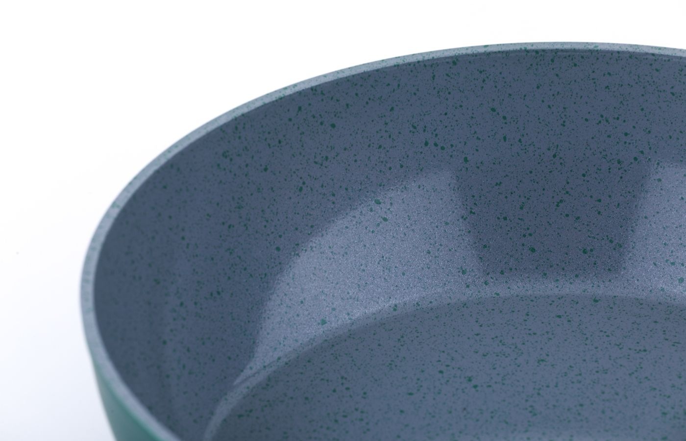 CS Koch-Systeme Schmorpfanne »PURE, antihaftbeschichtet, grün« Aluminium 1 tlg. antihaftbeschichtet