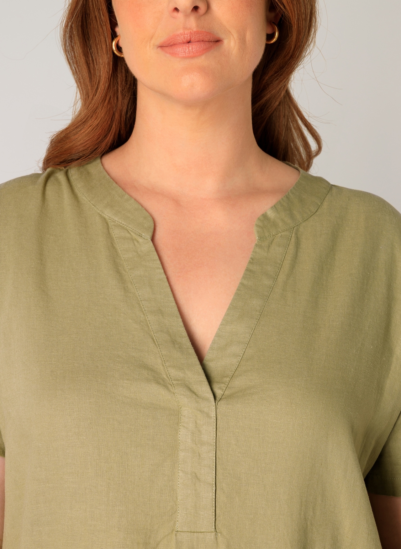Base Level Curvy Tunikakleid »Yacinthe«, mit Leinen