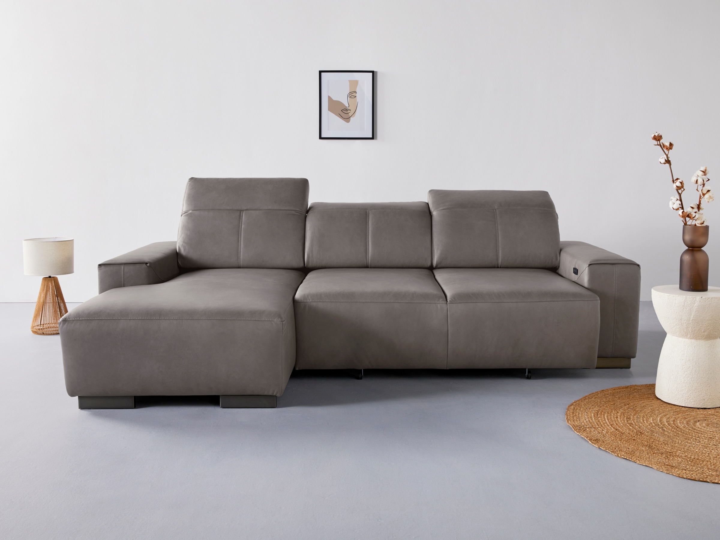 COTTA Sofa, mit Sitztiefenverstellung | bestellen und BAUR Kofteilverstellung elektrischer