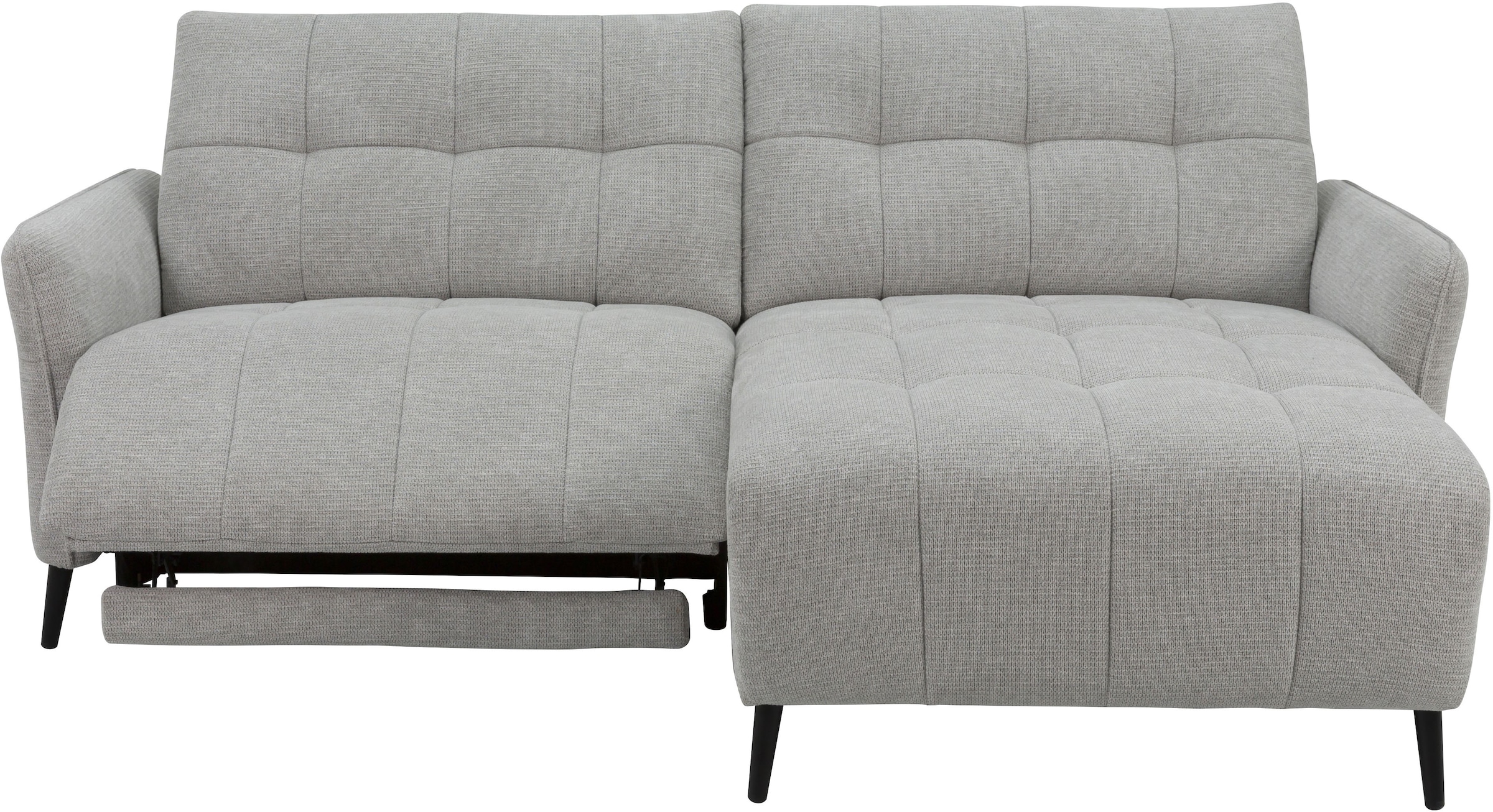 INOSIGN Ecksofa »DENIO 3-Sitzer, L-Form (Breite 209cm), elektr. Relaxfunktion, USB-A/C«, Liegefunktion durch Recliner, Federkernpolsterung