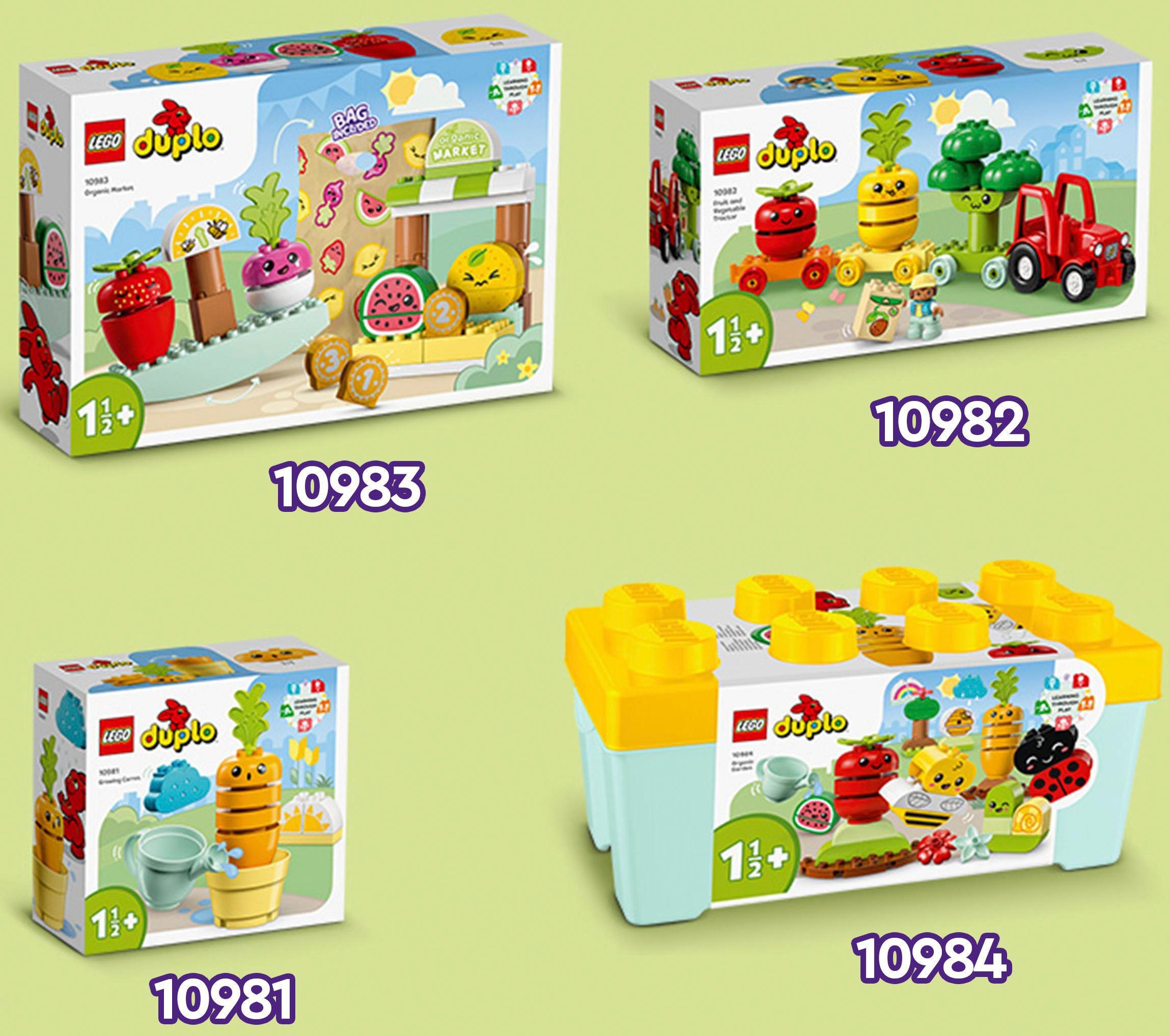 LEGO® Konstruktionsspielsteine LEGO® BAUR »Biogarten First«, My DUPLO | (10984), St.) (43