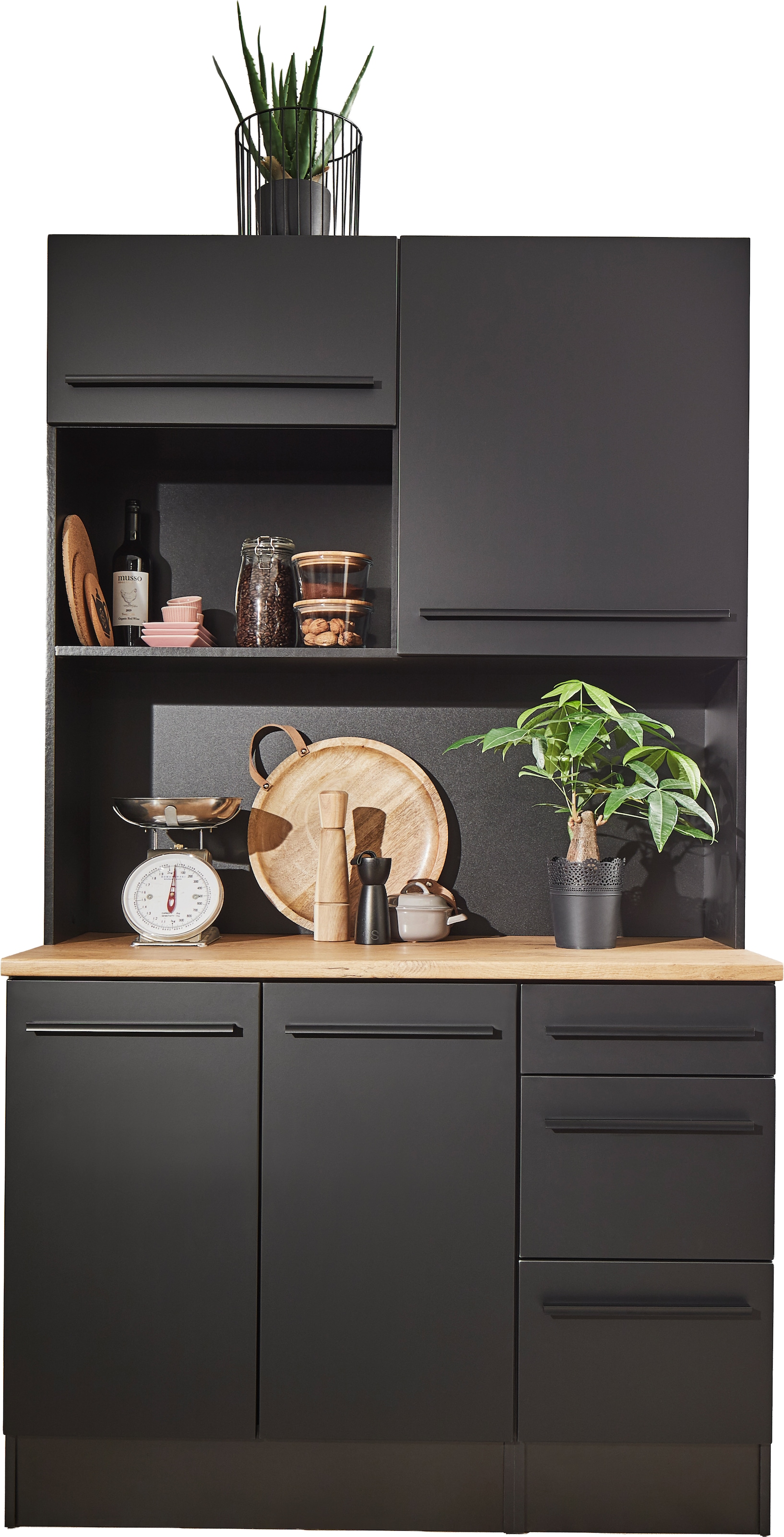 BASIC by Balculina Buffet »Jazz« 1 Stk. tlg. Breite 120cm, Türen, Schubkästen, offenes Fach
