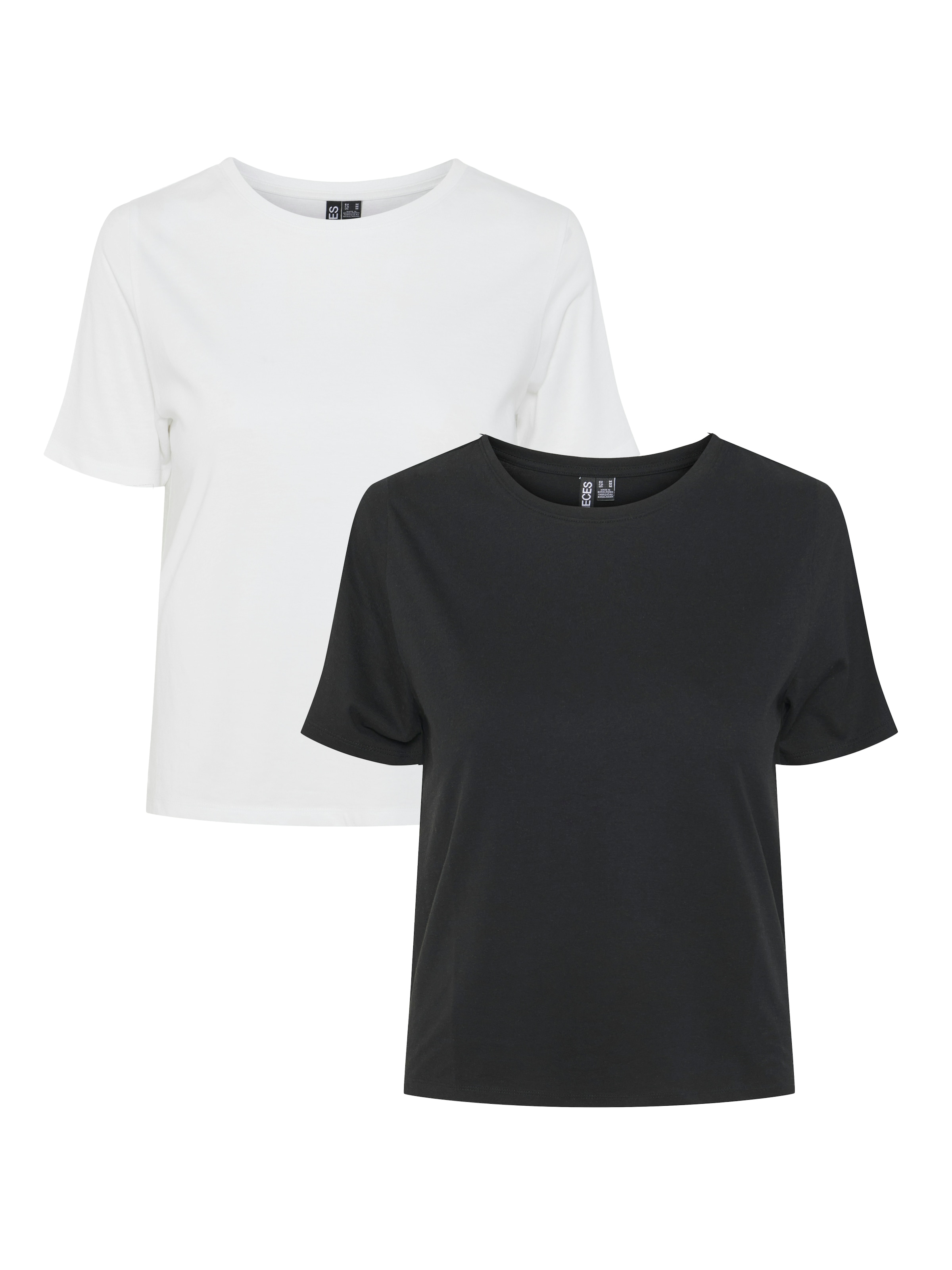 pieces Kurzarmshirt "PCAMIRA SS TEE 2-PACK NOOS BC", 2 Stk. günstig online kaufen
