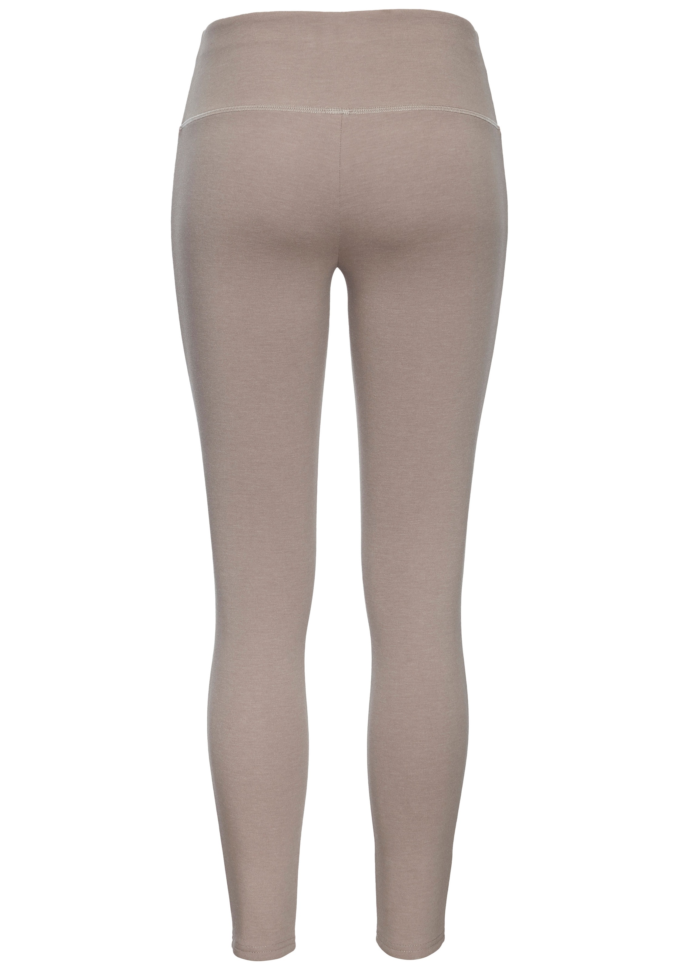 LASCANA Leggings mit goldenem Piping günstig online kaufen