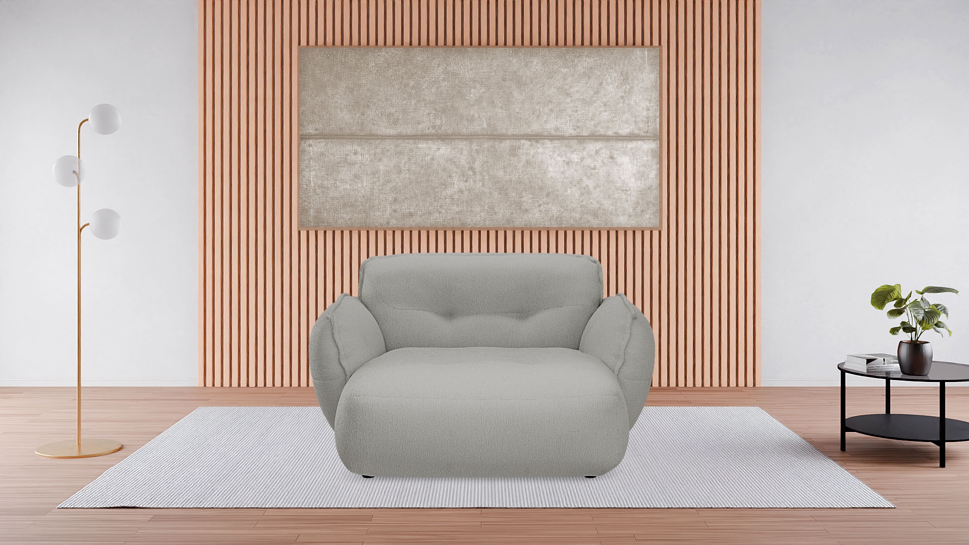 BETYPE Chaiselongue "Be Fluffy, moderner Love Seat, XXL Sofa, Lese-Sessel, günstig online kaufen