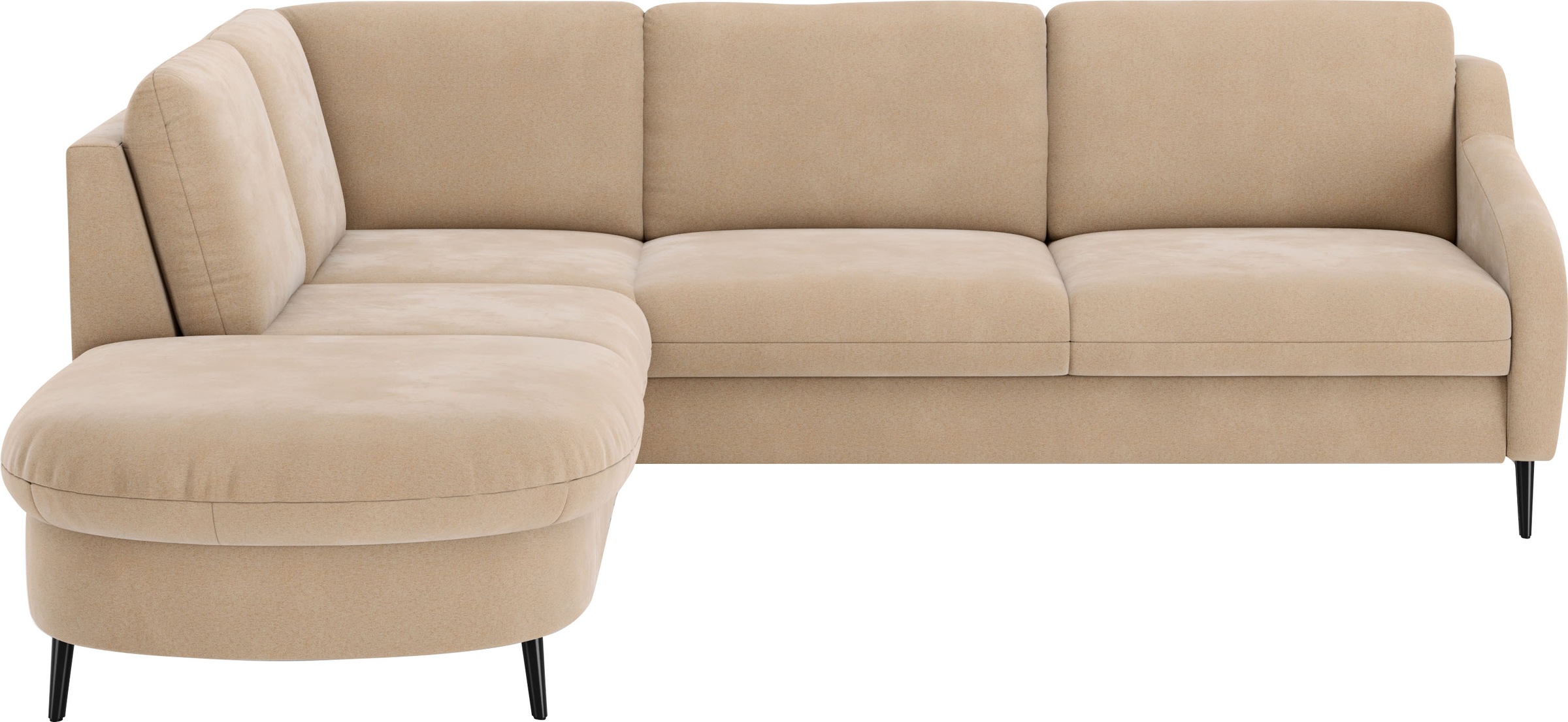 SIT & MORE Soul L-Form Corner Sofa Brown 4