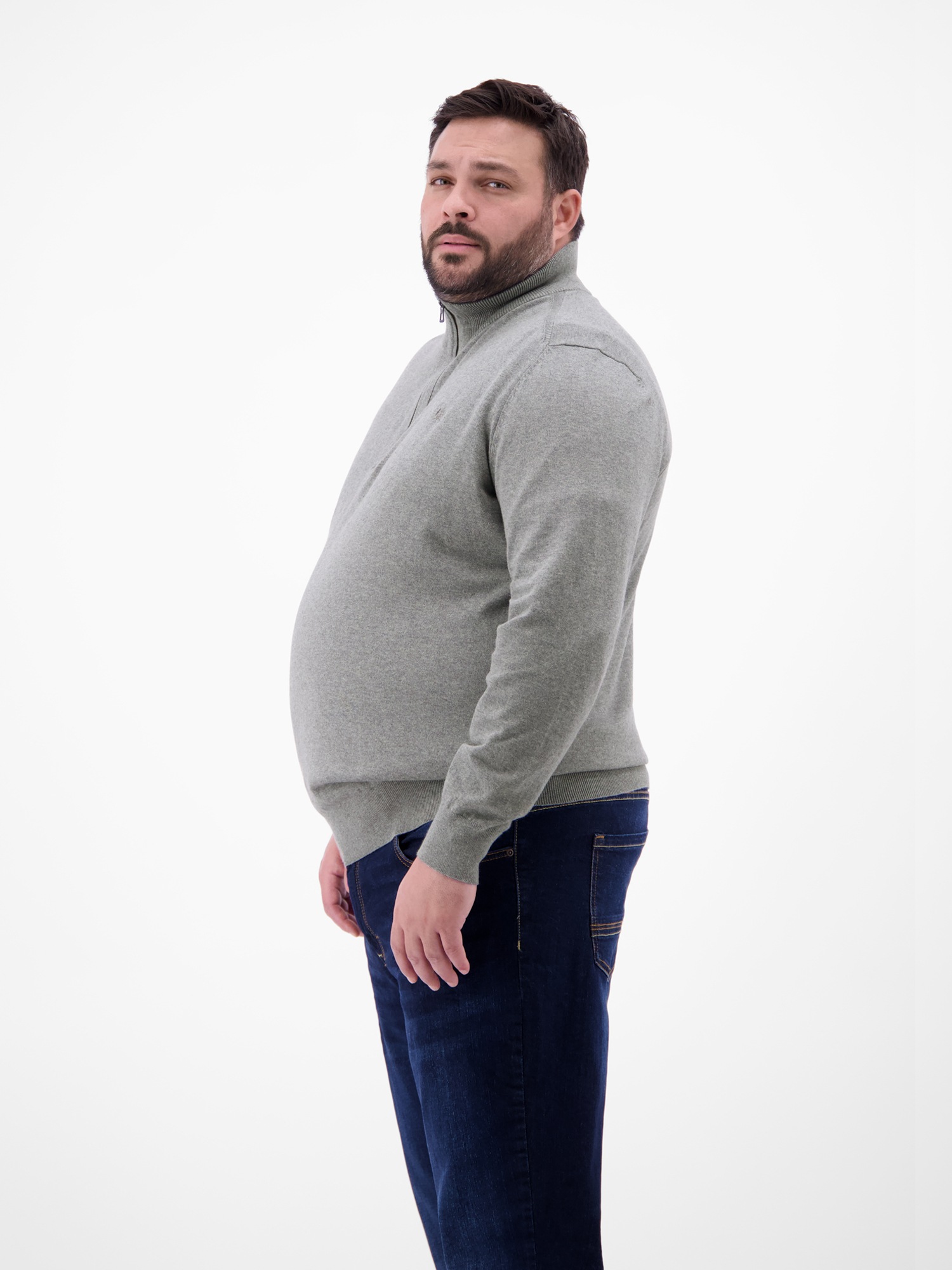 Thumbnail - LERROS Strickpullover "Flachstrick-Troyer in Großen Größen"