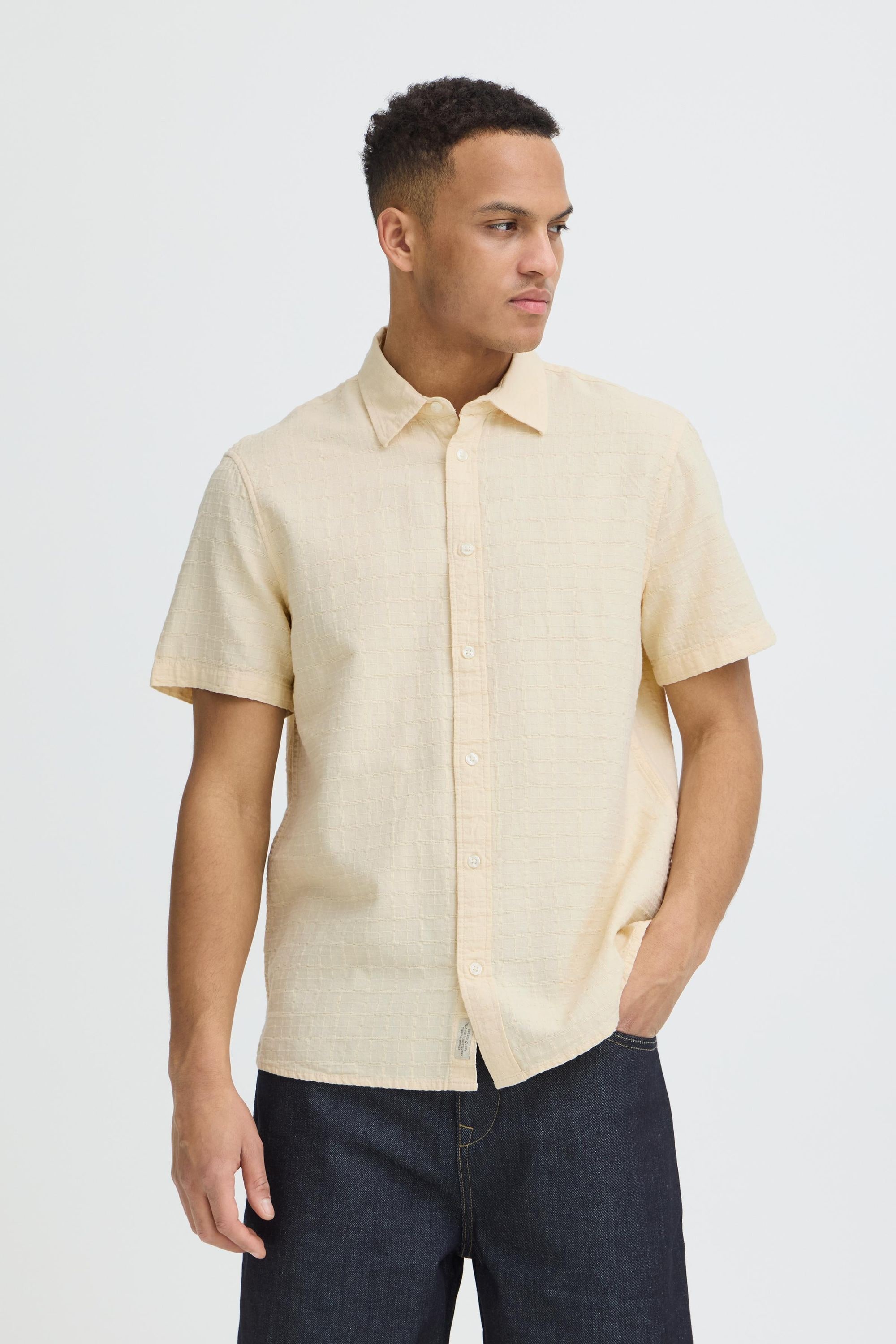 Blend Kurzarmhemd "BHAurel" Schönes Kurzarmhemd mit mit feiner Crinkle-Stru günstig online kaufen