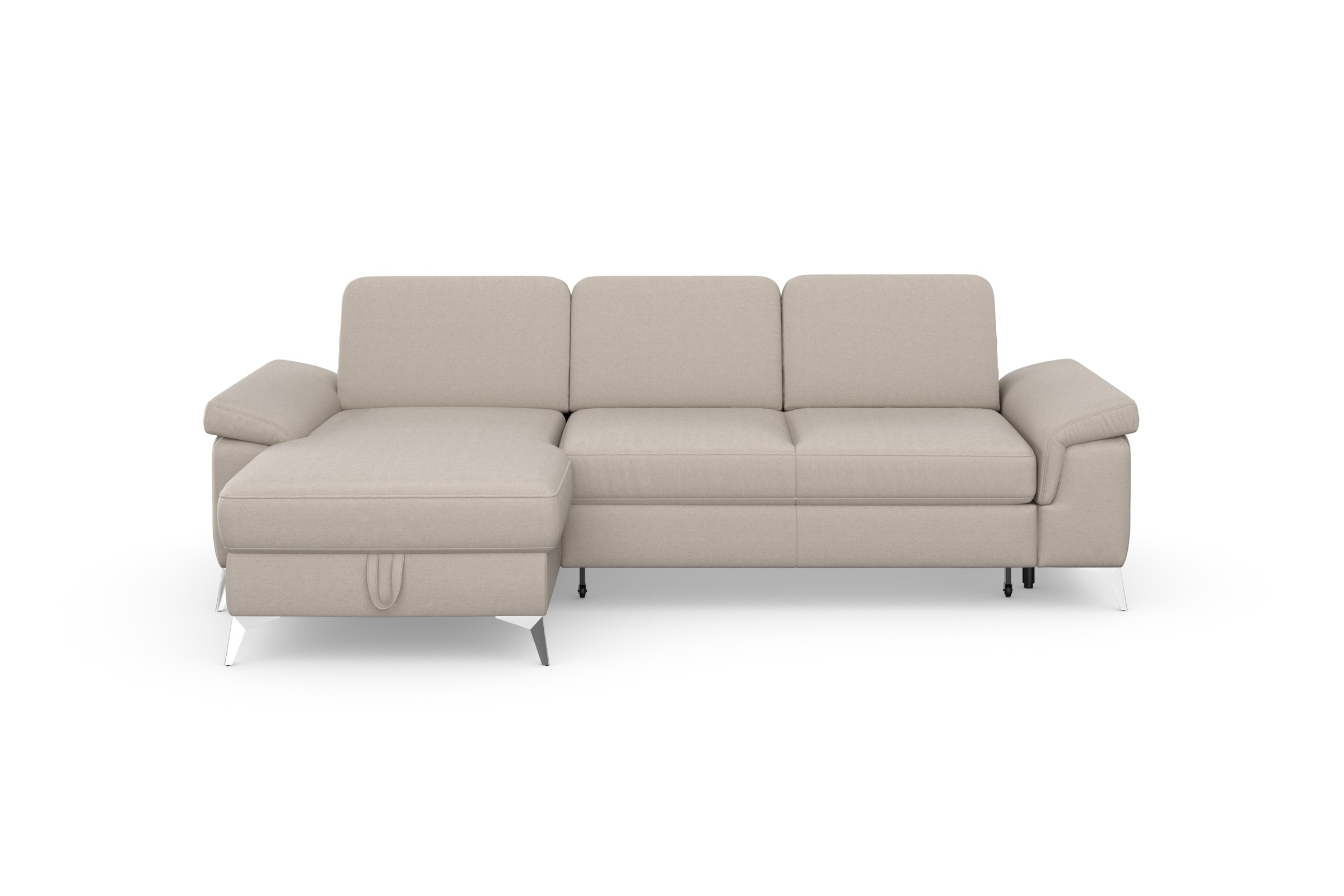 sit&more Ecksofa "Padua L-Form", inklusive Sitztiefenverstellung, Armteilfu günstig online kaufen