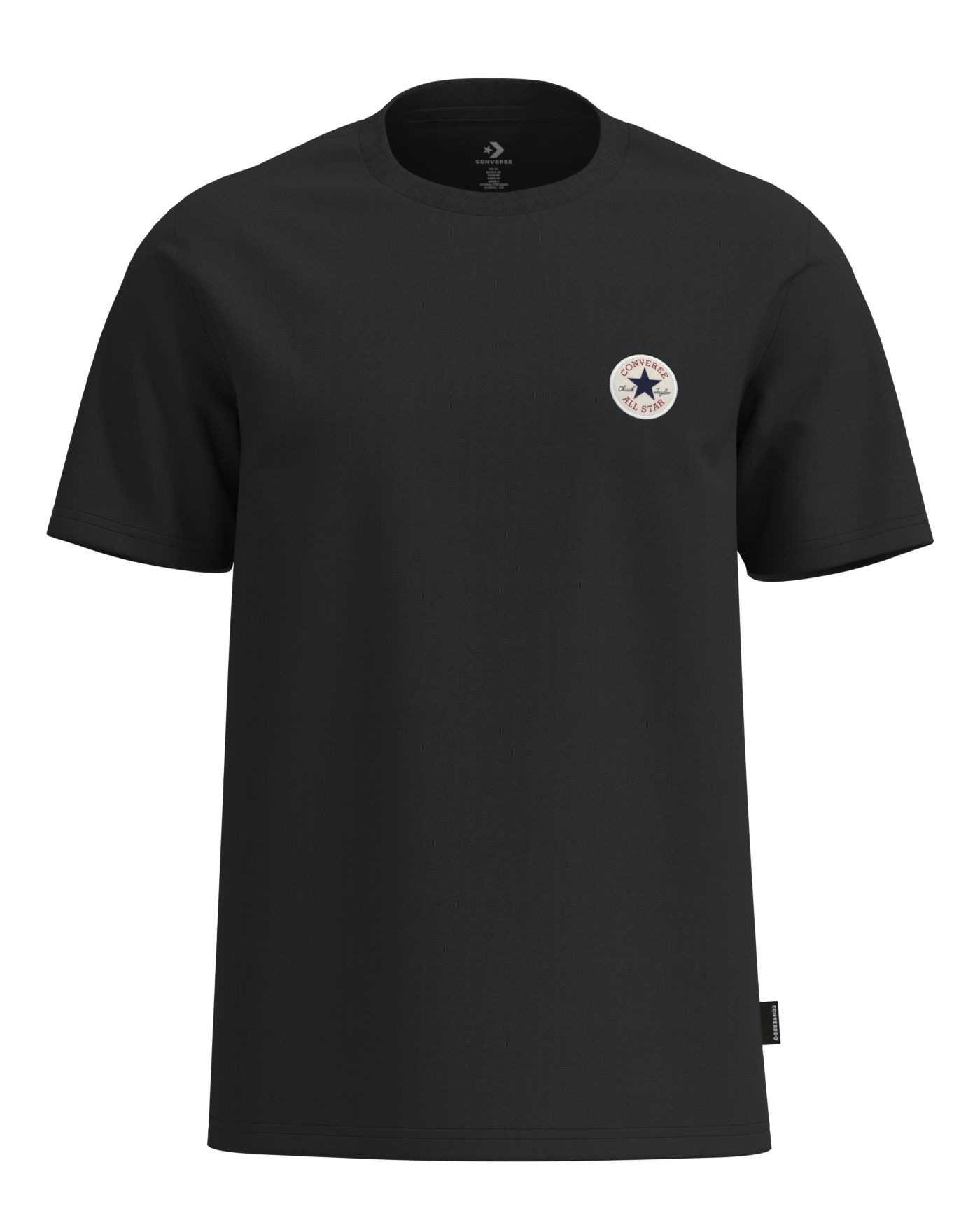 Converse T-Shirt "CHUCK PATCH TEE" mit Rundhalsausschnitt, normale Länge, aus Baumwolle