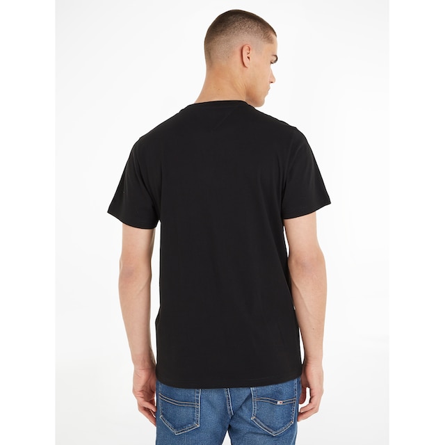 Black Friday Tommy Jeans Plus T-Shirt »TJM SLIM ESSENTIAL FLAG TEE EXT«, mit  Tommy Jeans Logo-Schriftzug | BAUR