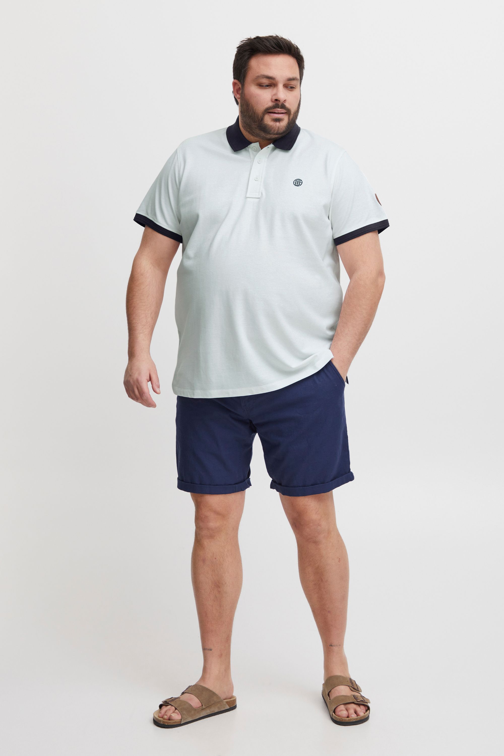 Thumbnail - Blend Poloshirt "BHRalf Big & Tall" Klassisches Polo-Shirt