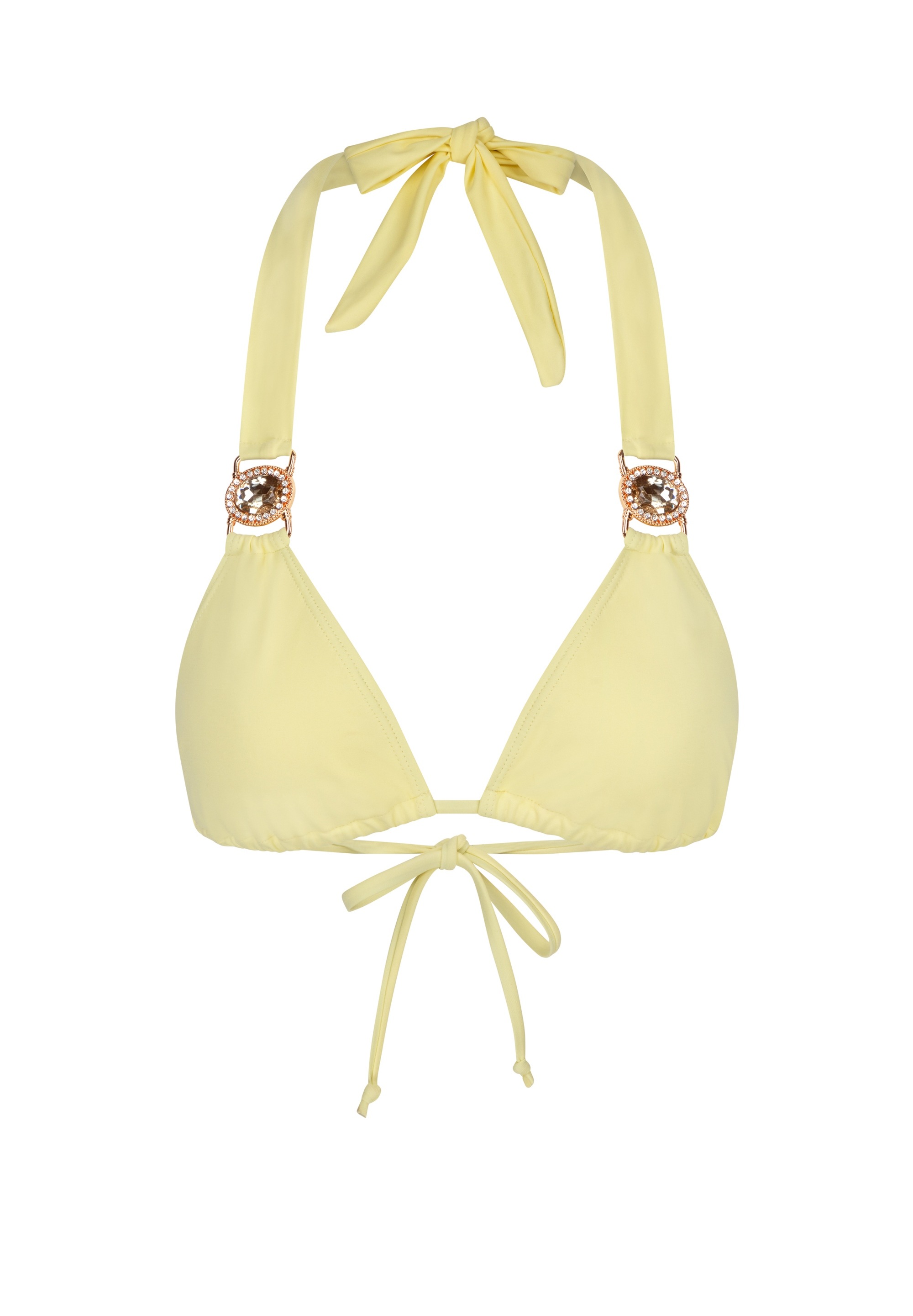 Moda Minx Triangel-Bikini-Top »Amour Triangle«, mit stilvollem Steinbesatz