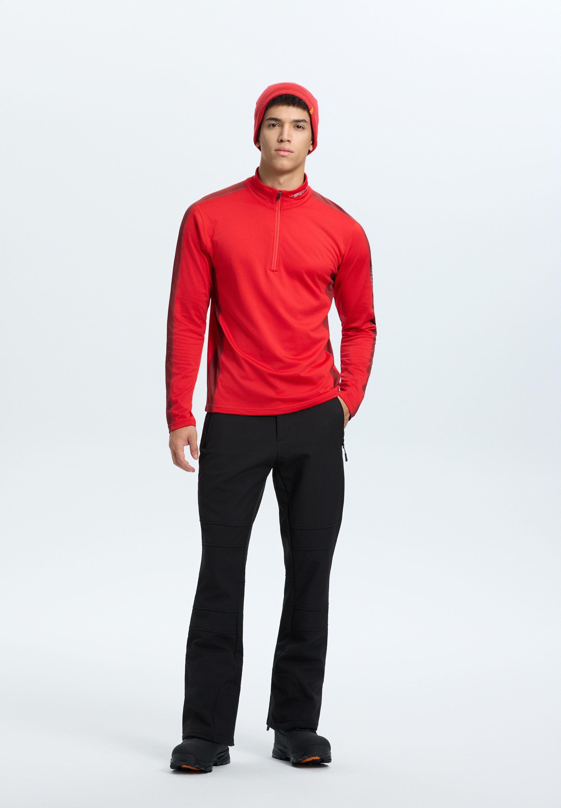 Icepeak Funktionsshirt "ICEPEAK FLEMINTON" mit Thermostretch-Material, hoch geschlossener Ausschnitt