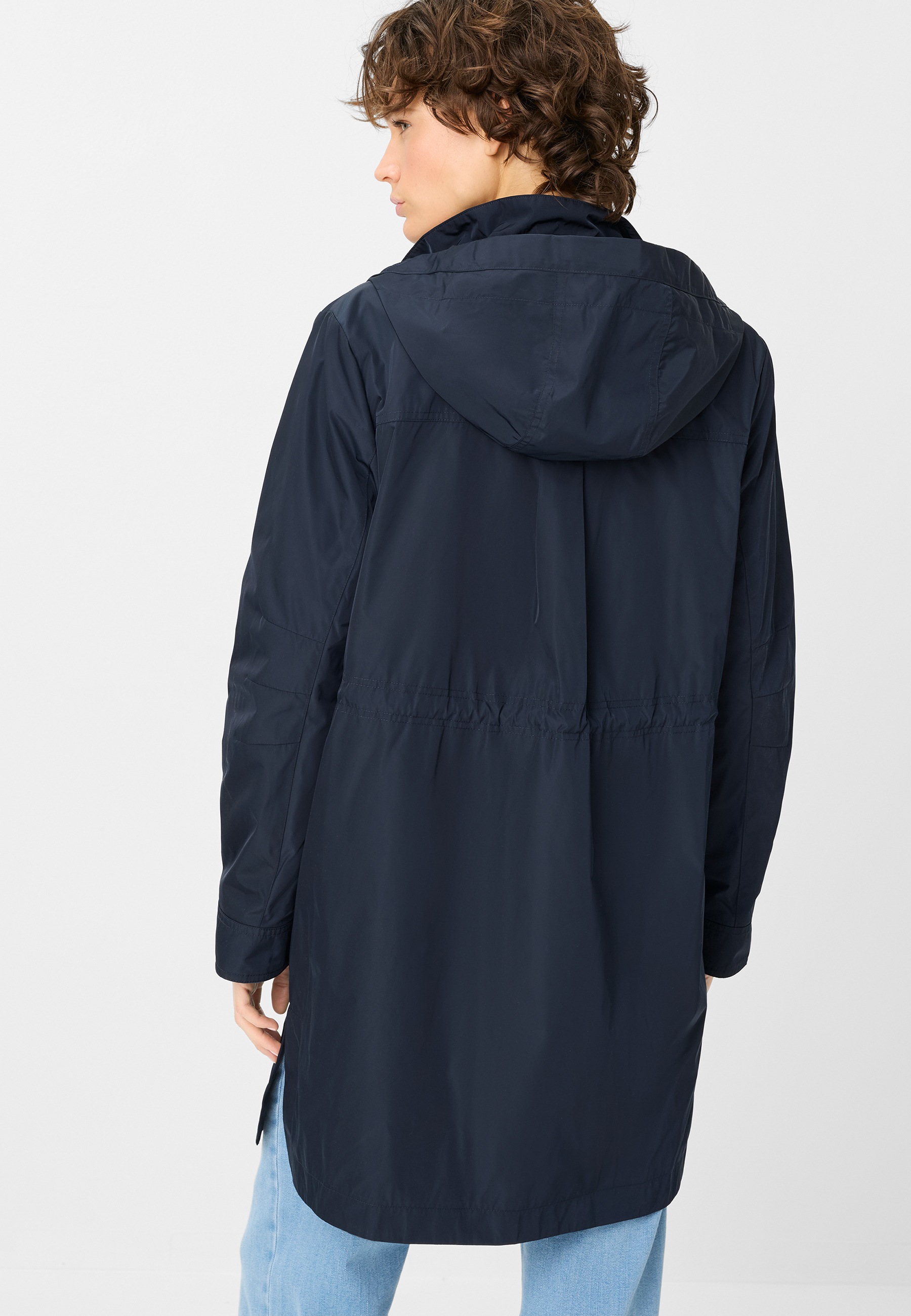 Fuchs Schmitt Kurzmantel abnehmbare Kapuze, Regular Fit, verdeckter Reißver günstig online kaufen