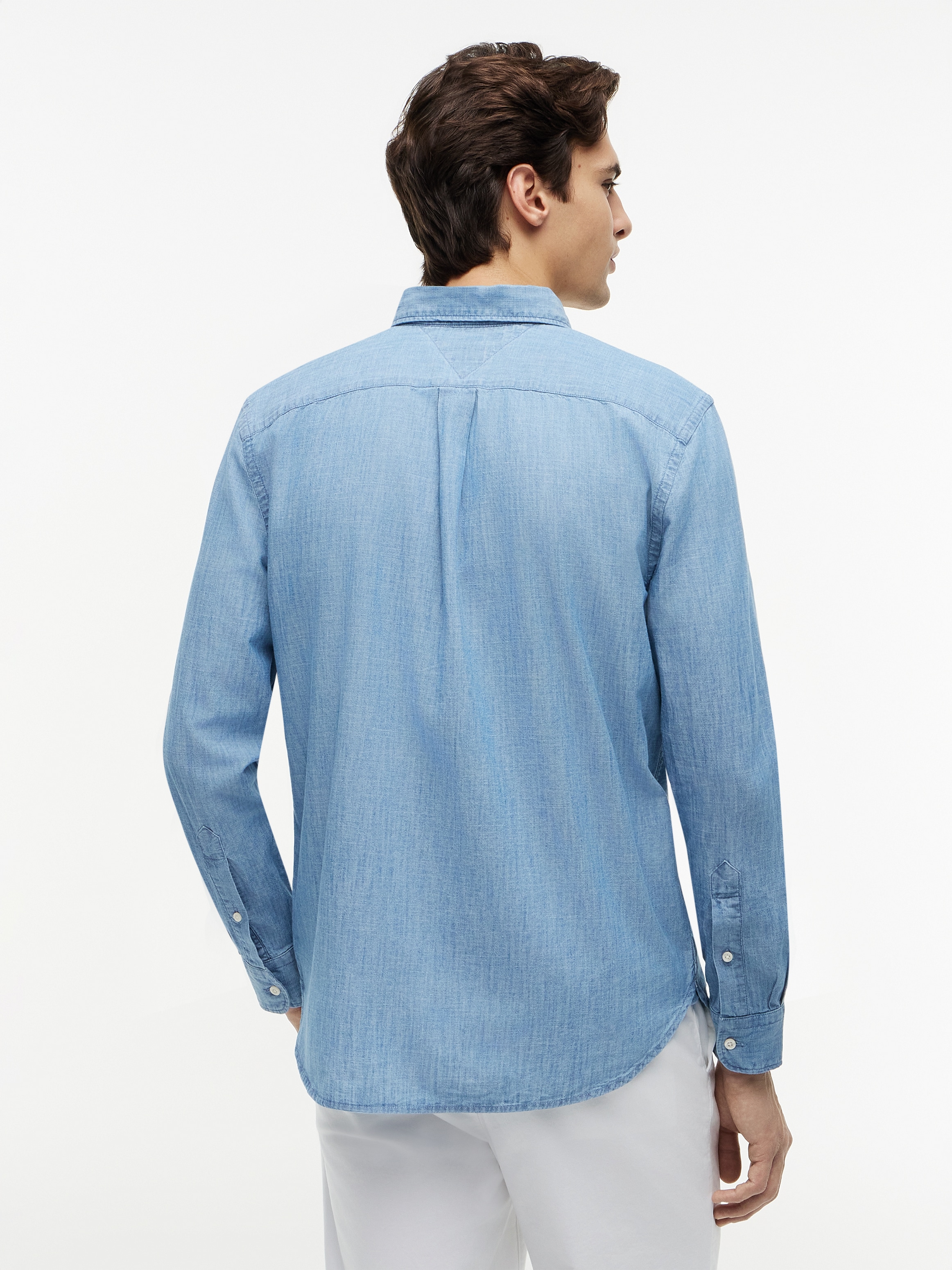 Tommy Hilfiger Langarmhemd »CHAMBRAY POCKET Regular Fit«