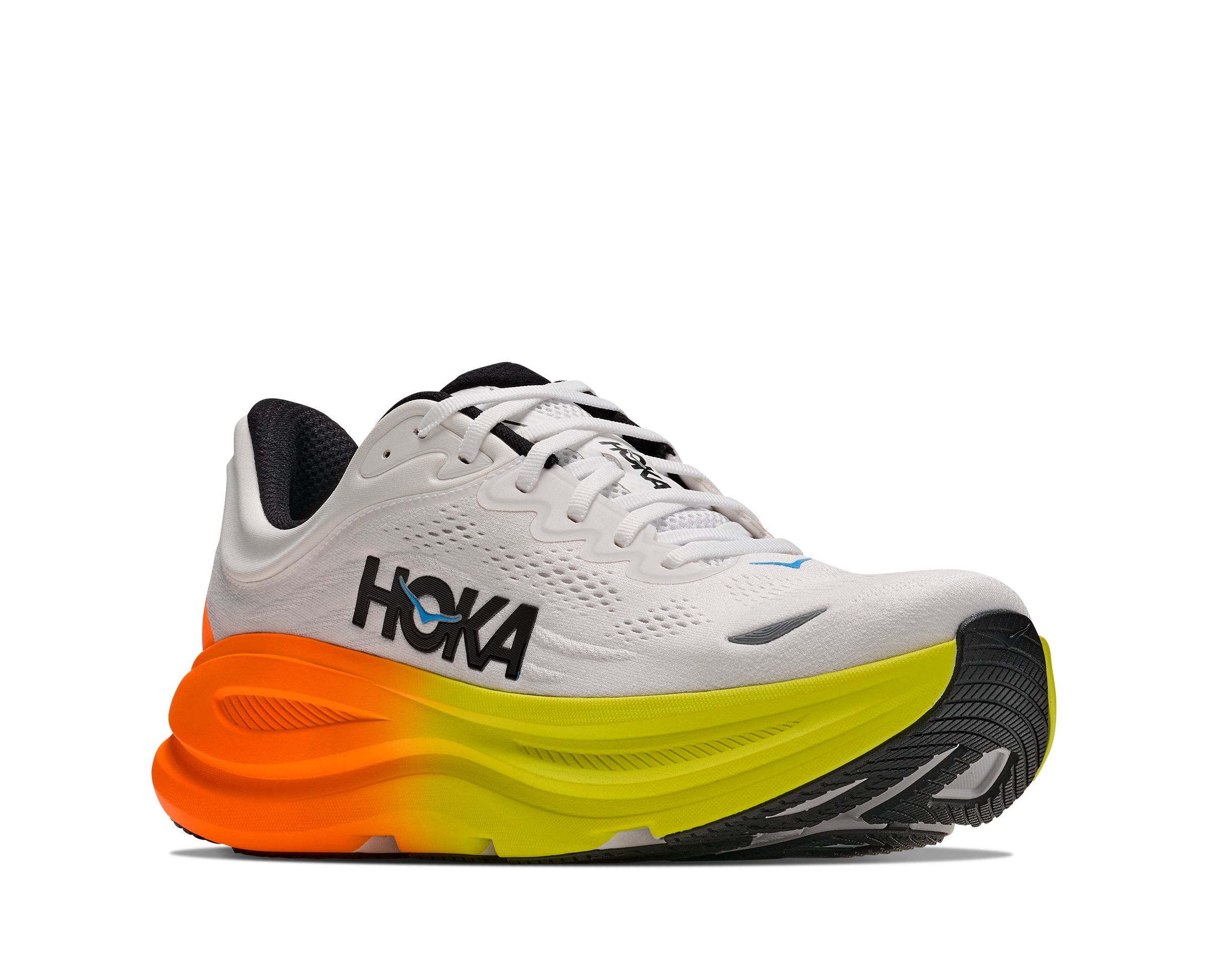 Hoka One One Laufschuh "BONDI 9" atmungsaktives Mesh-Obermaterial, leicht profiliertes Laufsohlenprofil