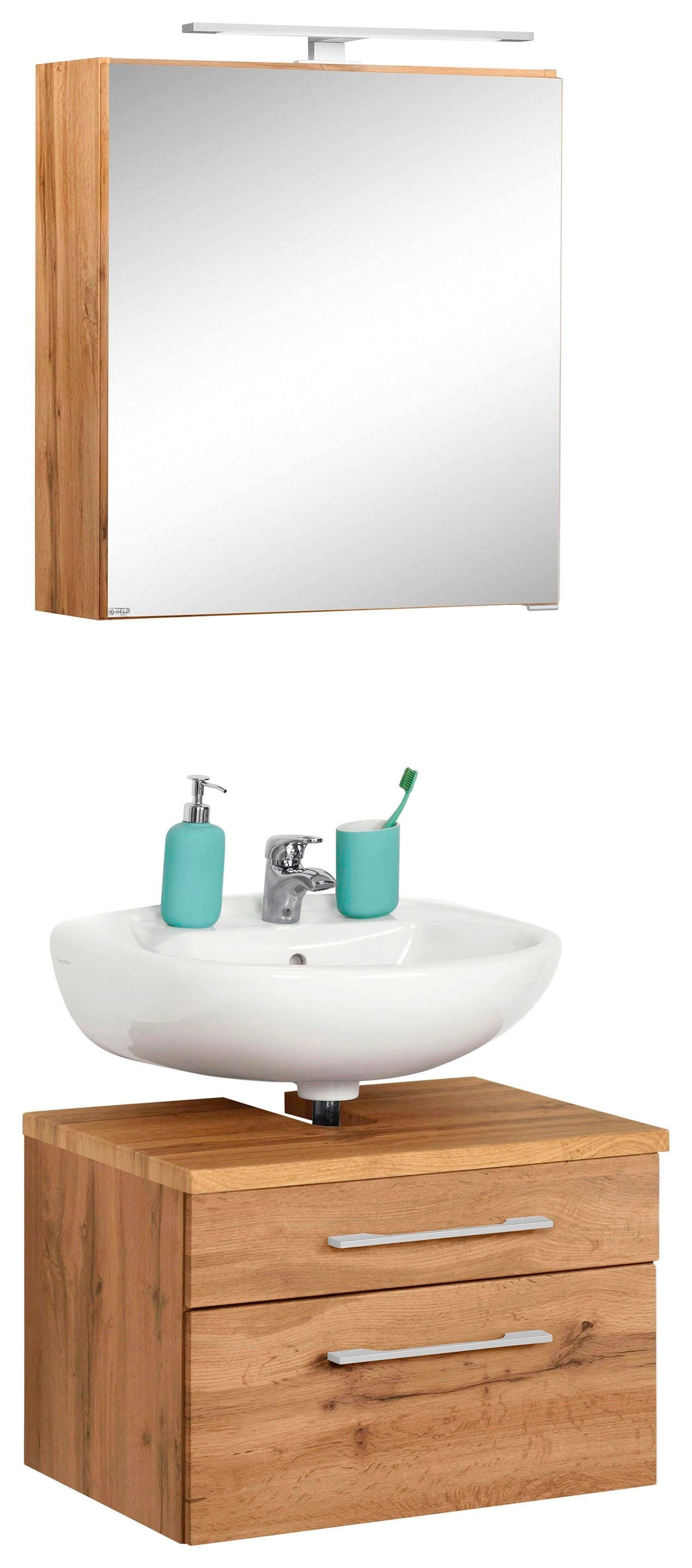 welltime Badmöbel-Set "Davos" 2 Stk. tlg. günstig online kaufen