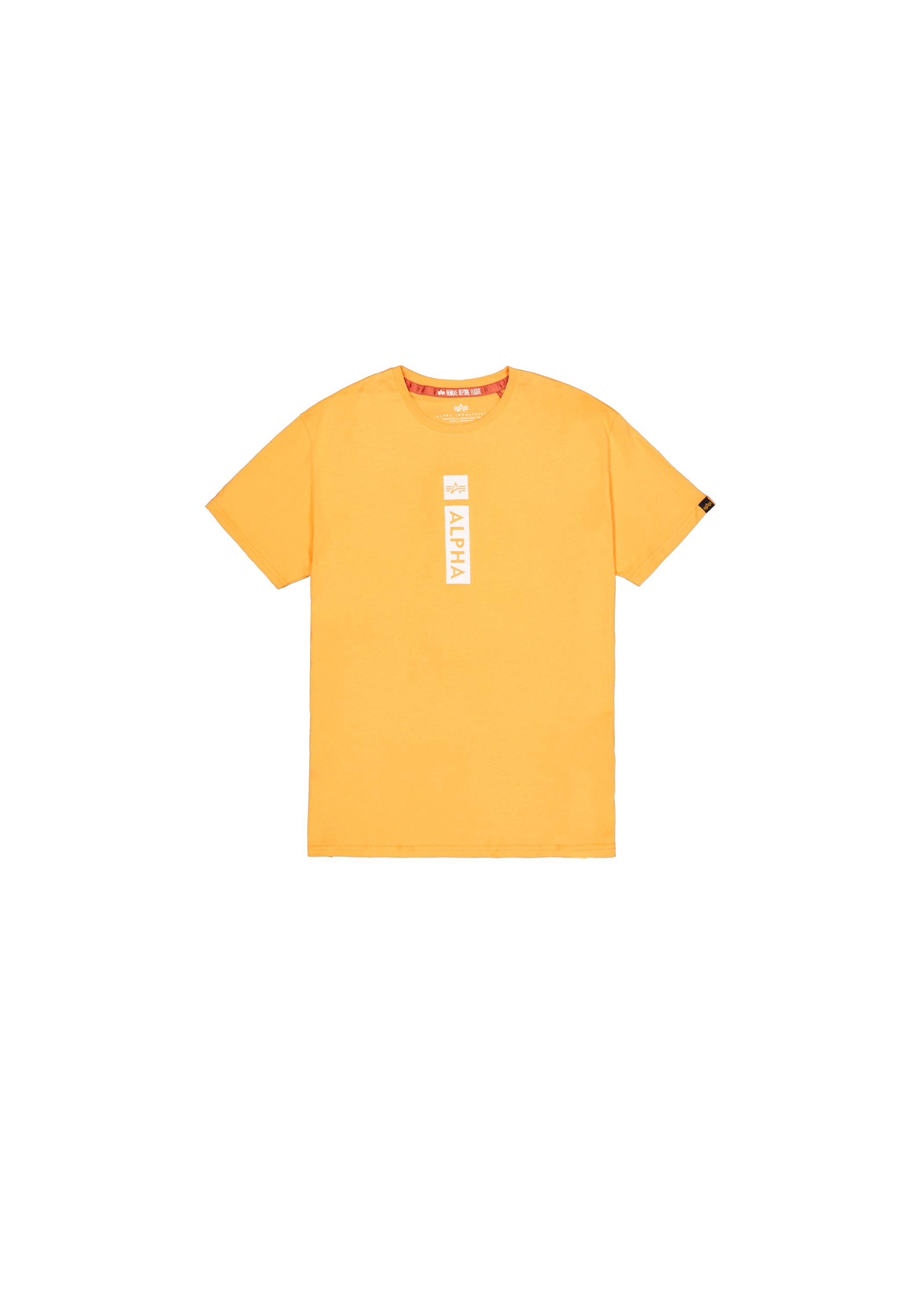 Industries T-shirt à Manches Courtes Alpha Tangerine XL Homme