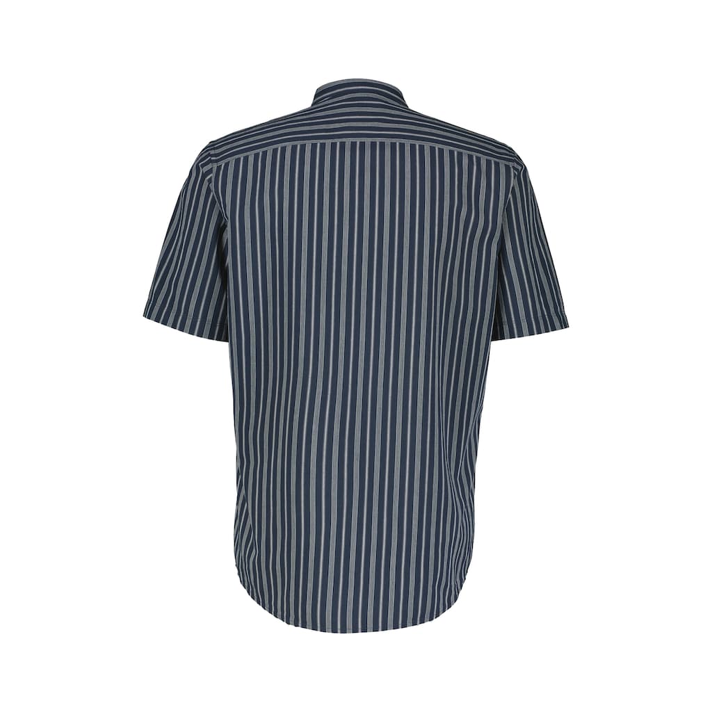 LERROS Kurzarmhemd »LERROS Gestreiftes Hemd mit Stehkragen«