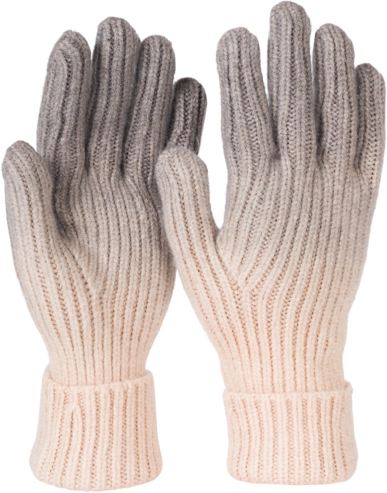 styleBREAKER Strickhandschuhe "Strickhandschuhe Farbverlauf Muster" 2 Stk.